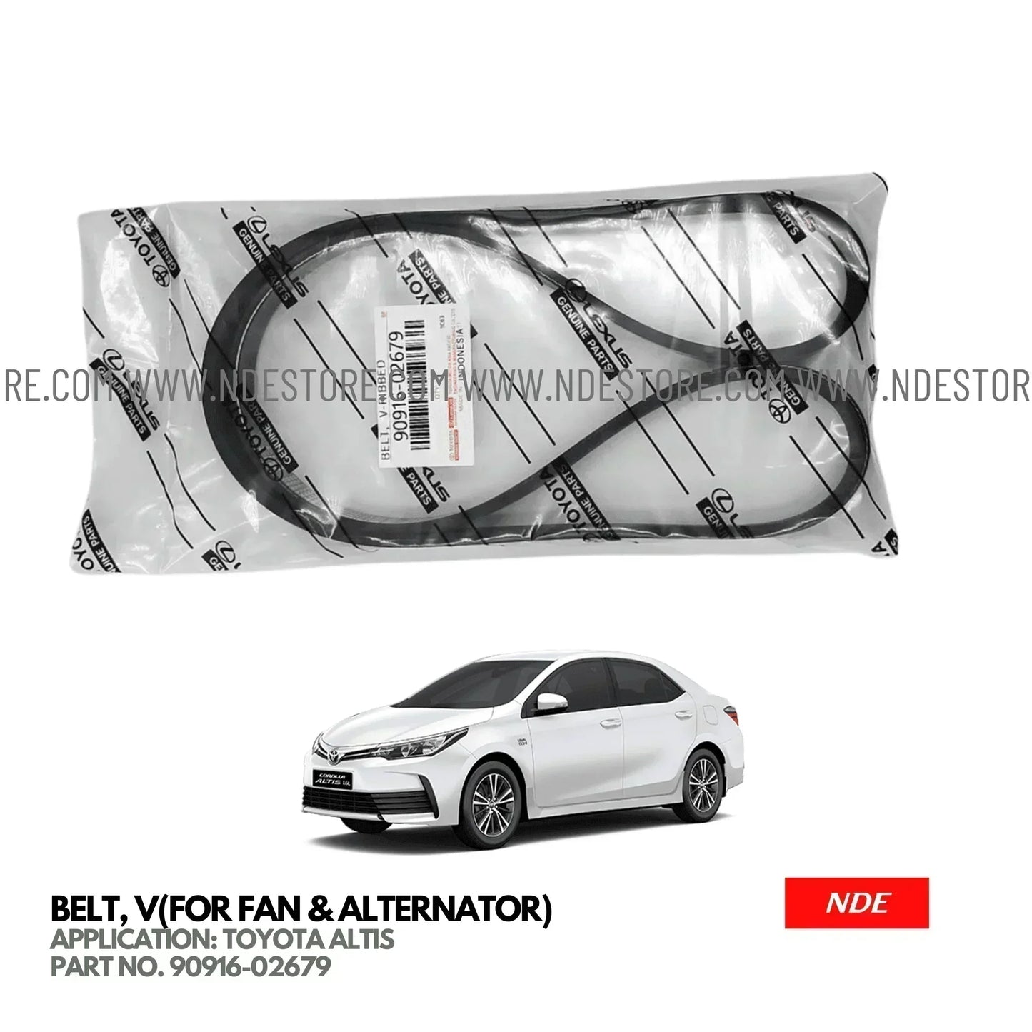 FAN BELT FOR TOYOTA ALTIS (2008-2025) - ndestore.com