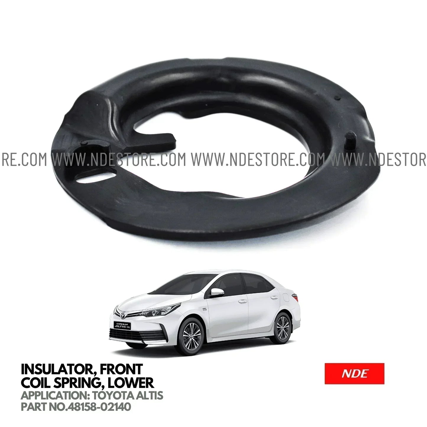 COIL SPRING FRONT LOWER INSULATOR FOR TOYOTA ALTIS (2008-2025) - ndestore.com