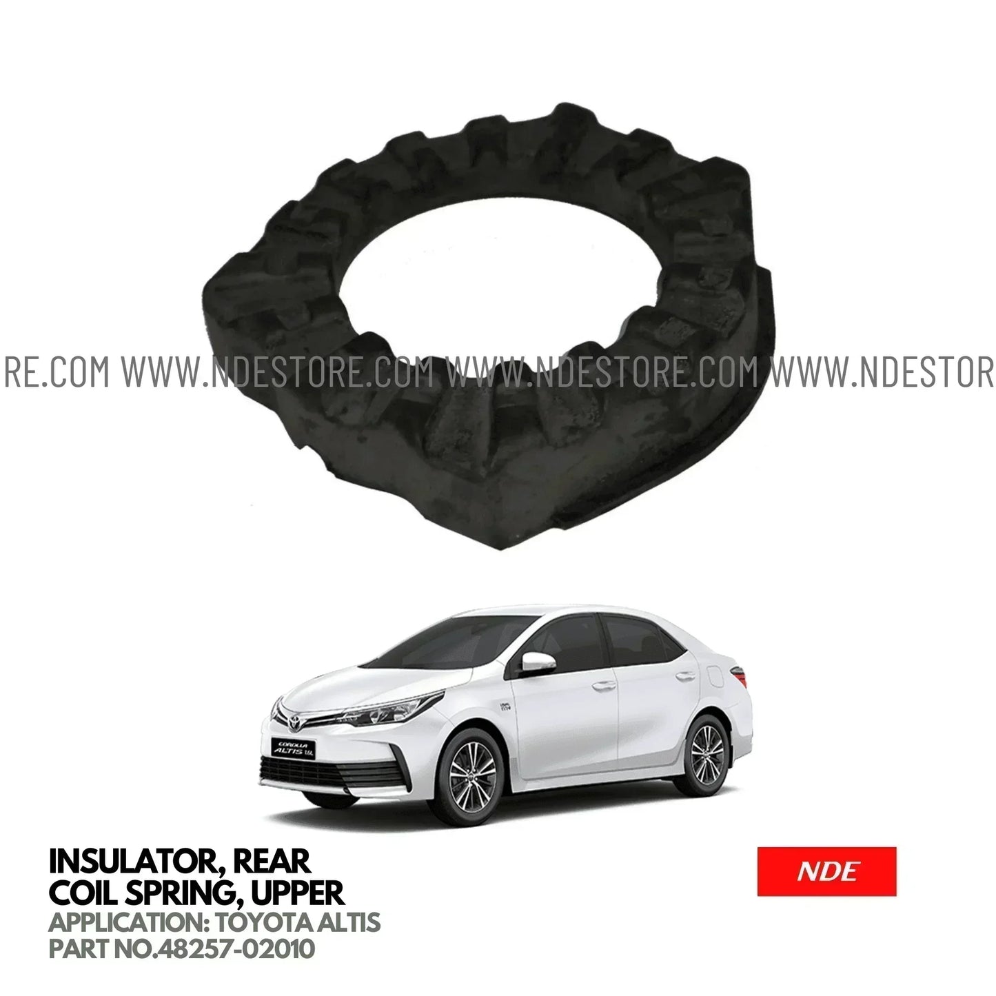 COIL SPRING REAR UPPER INSULATOR FOR TOYOTA ALTIS (2008-2025) - ndestore.com
