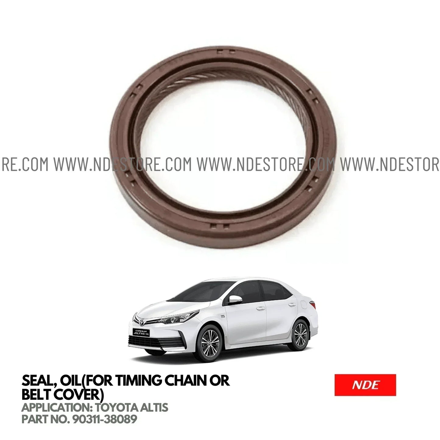 SEAL OIL (FOR TIMING CHAIN OR BELT COVER) FOR TOYOTA ALTIS (2008-2024) - ndestore.com