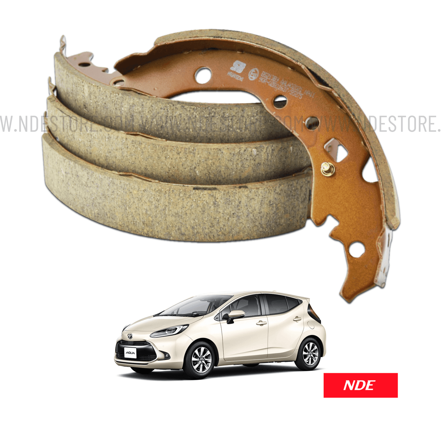BRAKE SHOE KIT GENUINE FOR TOYOTA AQUA - ndestore.com