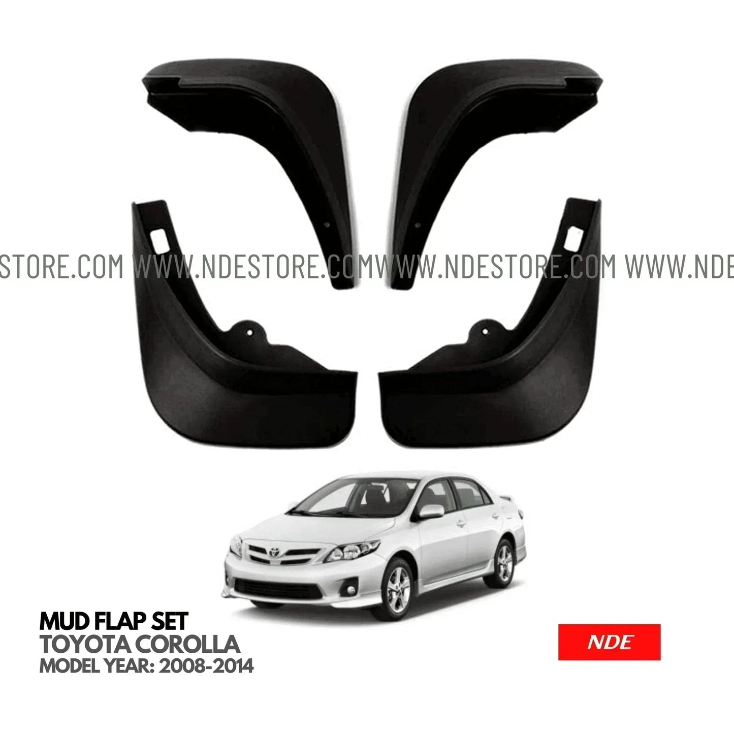 MUD FLAP SET FOR TOYOTA COROLLA (2008-2014) - ndestore.com