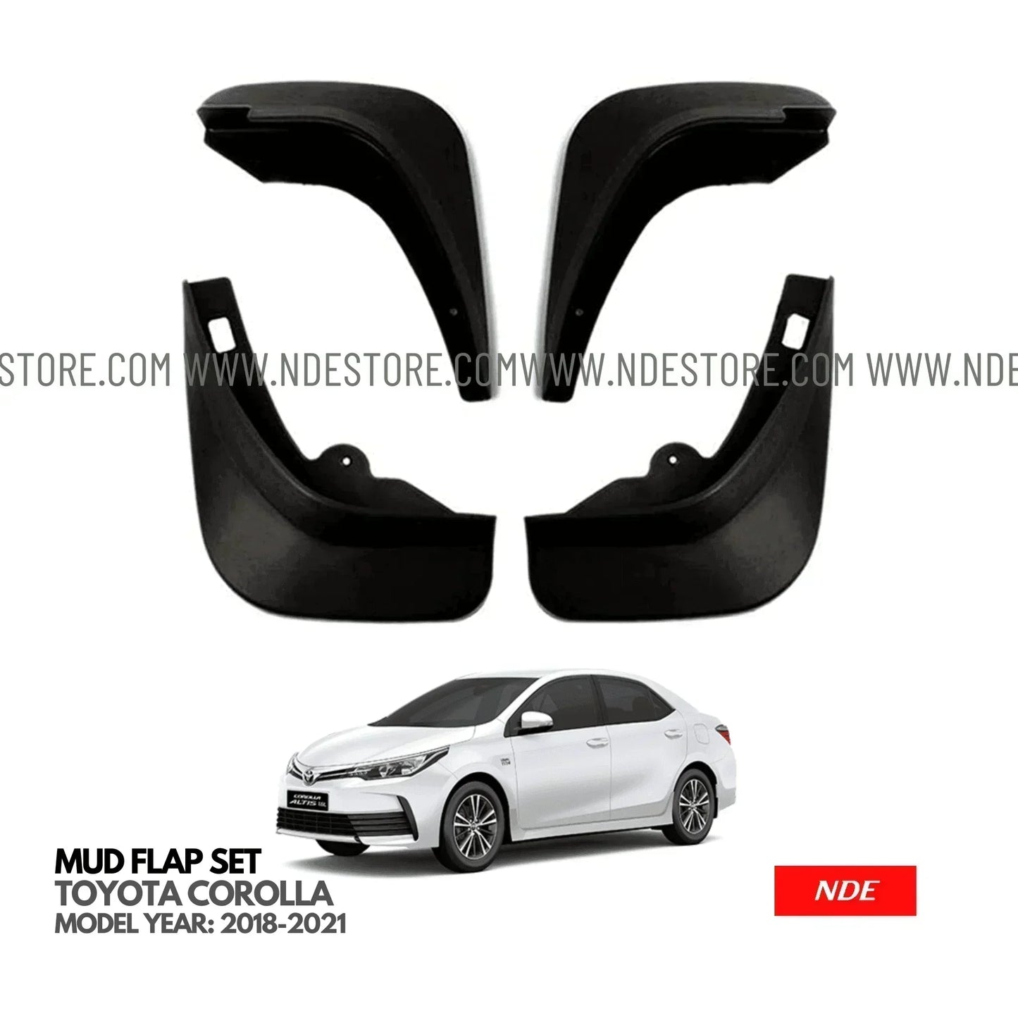 MUD FLAP SET FOR TOYOTA COROLLA (2018-2021) - ndestore.com