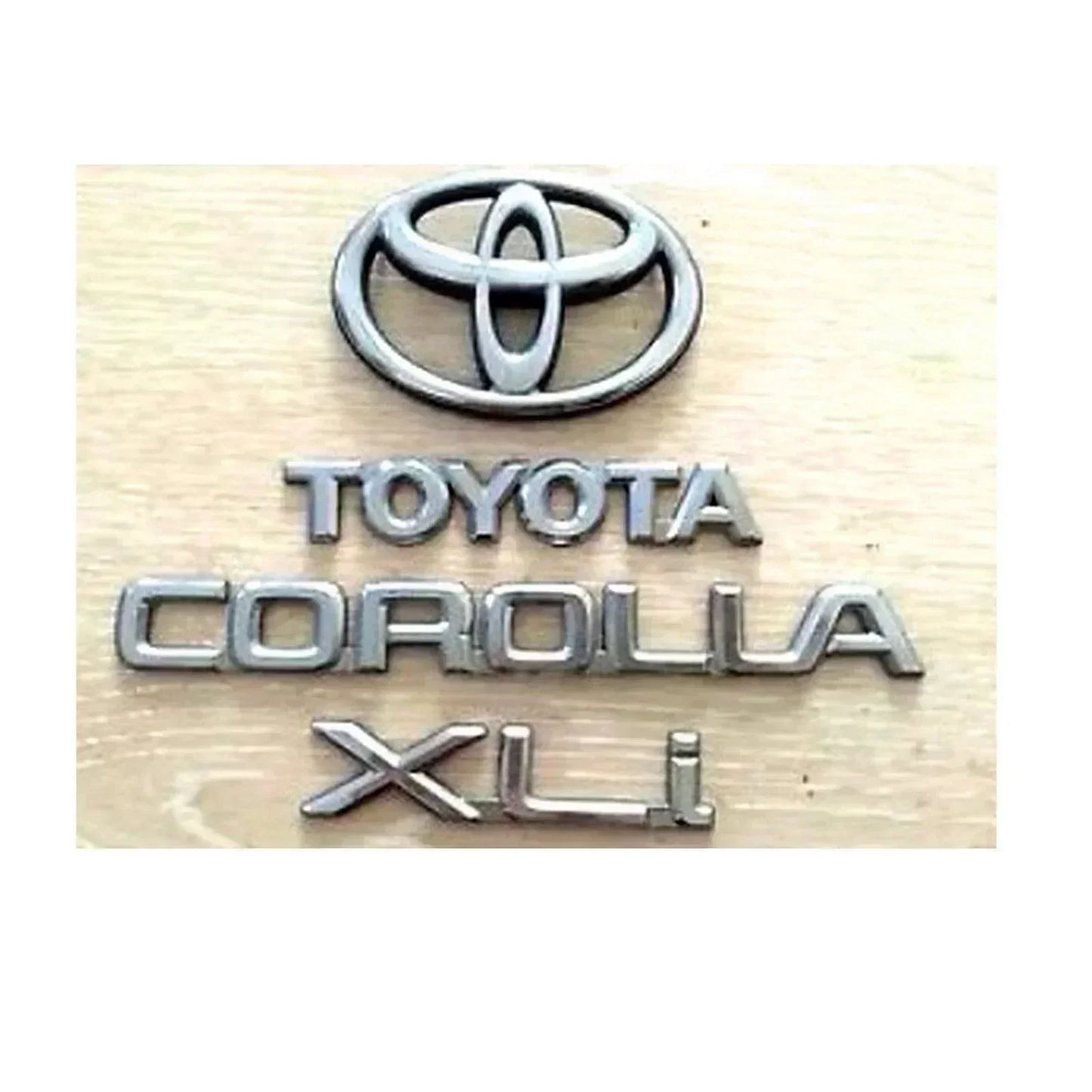 MONOGRAM SET REAR TRUNK FOR TOYOTA COROLLA XLI - ndestore.com