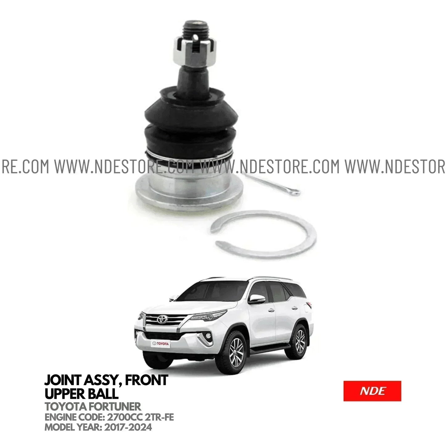 BALL JOINT ASSY CONTROL ARM FRONT UPPER FOR TOYOTA FORTUNER - ndestore.com