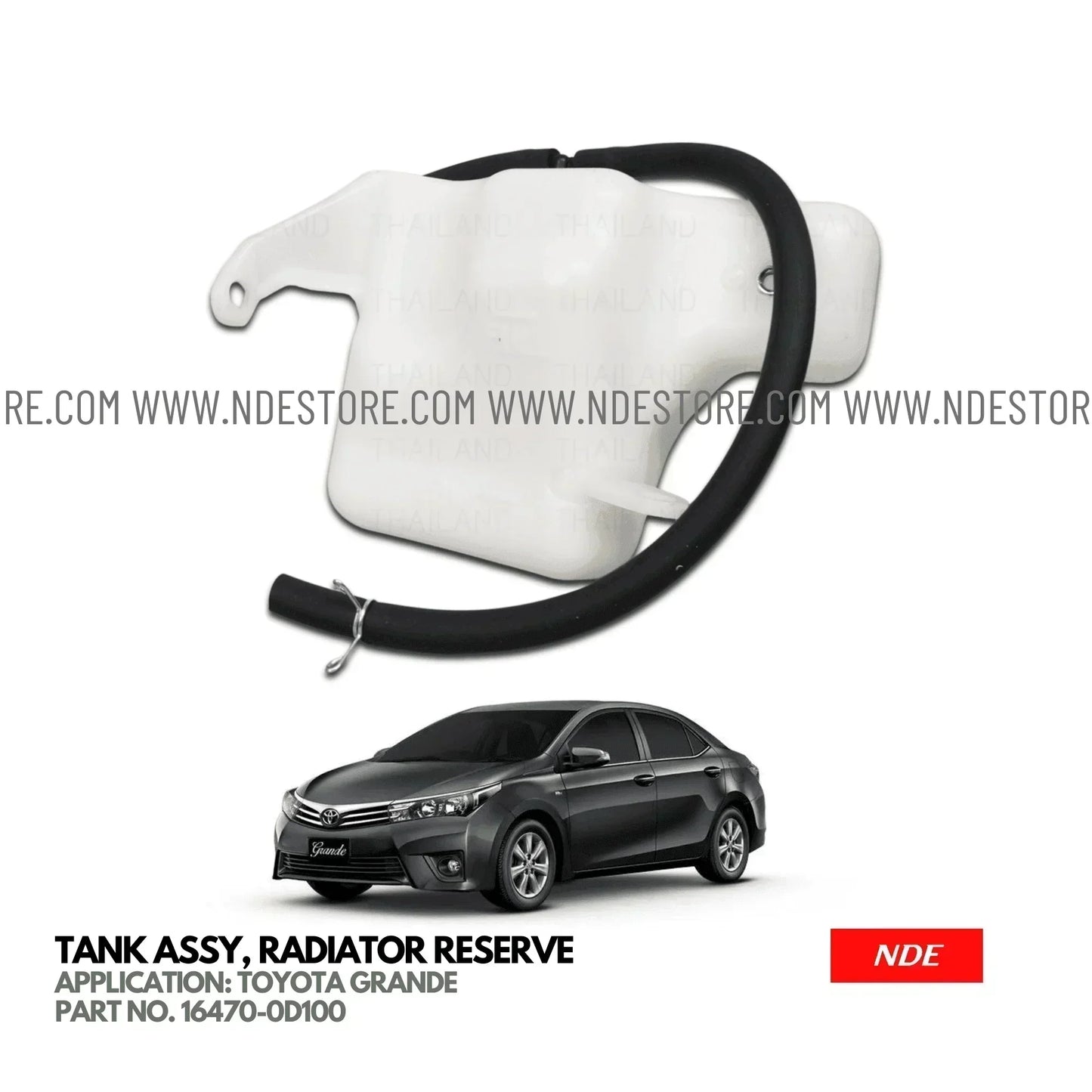 RADIATOR BOTTLE FOR TOYOTA GRANDE (2008-2025) - ndestore.com