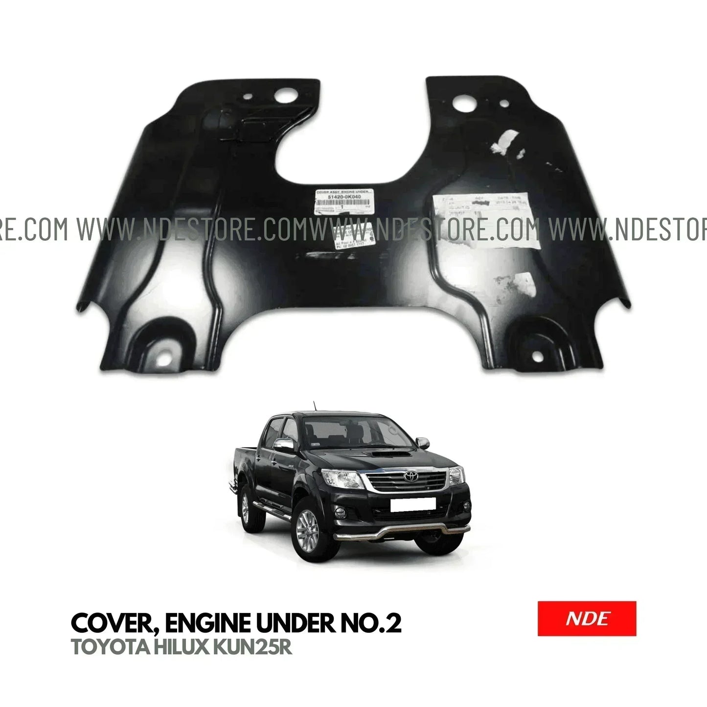 ENGINE SHIELD ENGINE UNDER COVER NO 2 FOR TOYOTA HILUX - ndestore.com