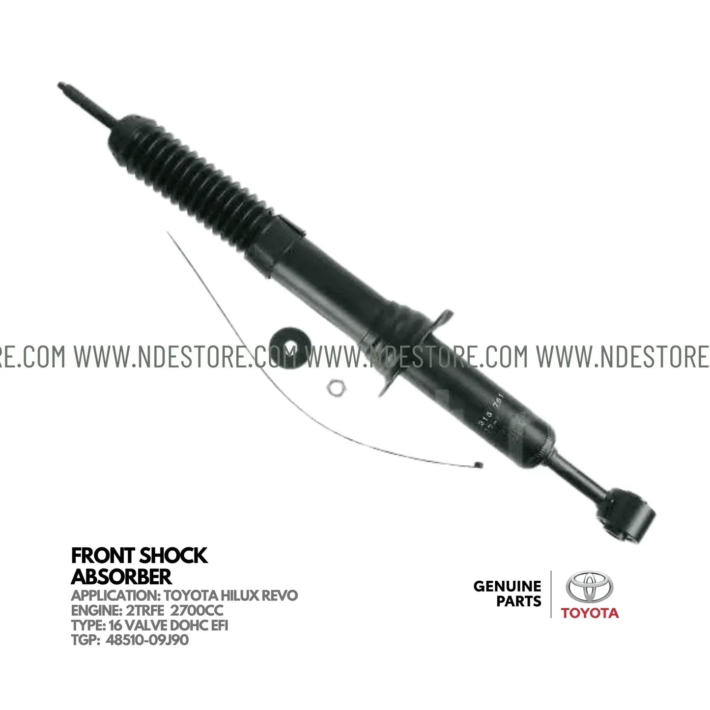 SHOCK ABSORBER ASSY FRONT FOR TOYOTA HILUX REVO (2017-2025) - ndestore.com