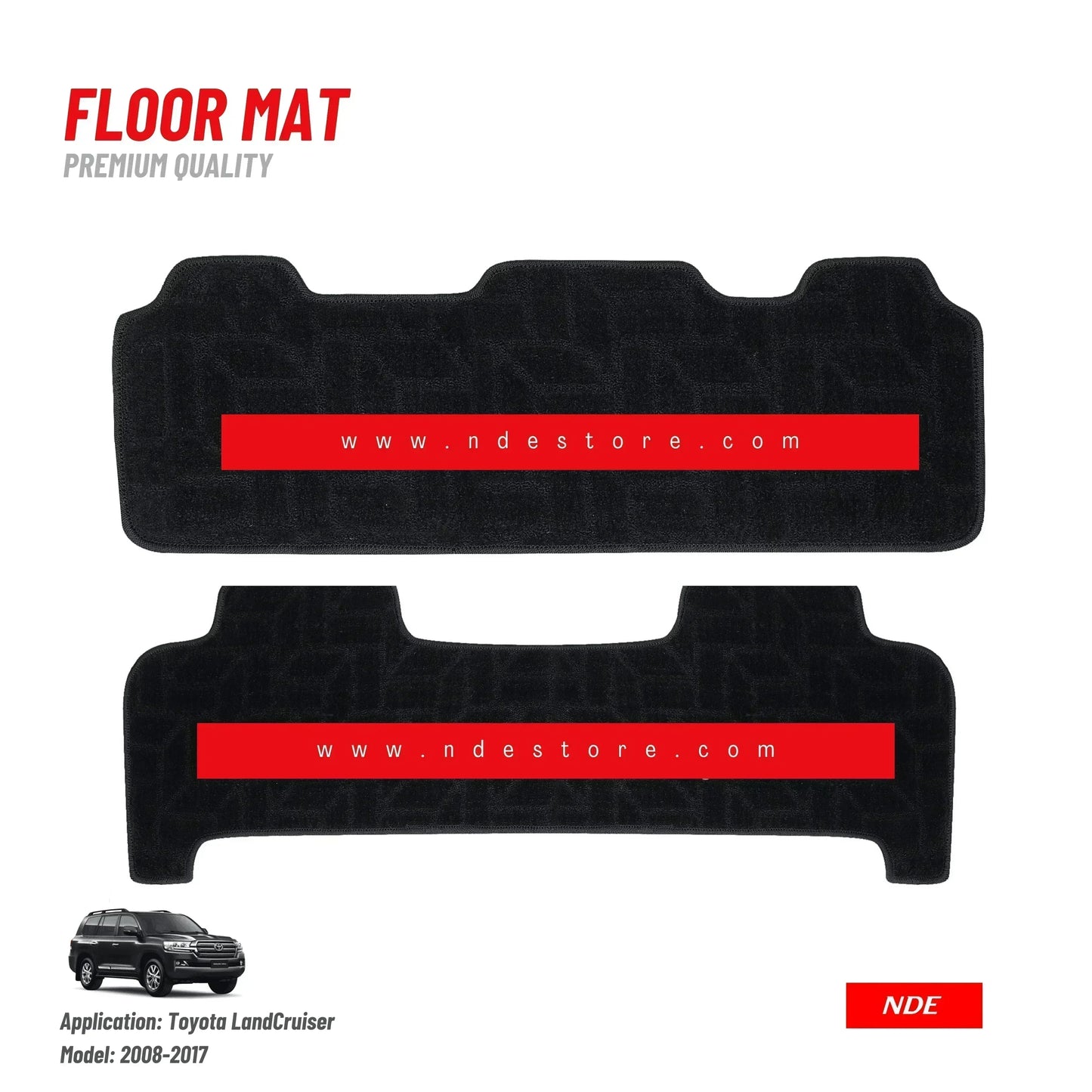 FLOOR MAT CARPET TYPE FOR TOYOTA LAND CRUISER (2009-2025) - ndestore.com