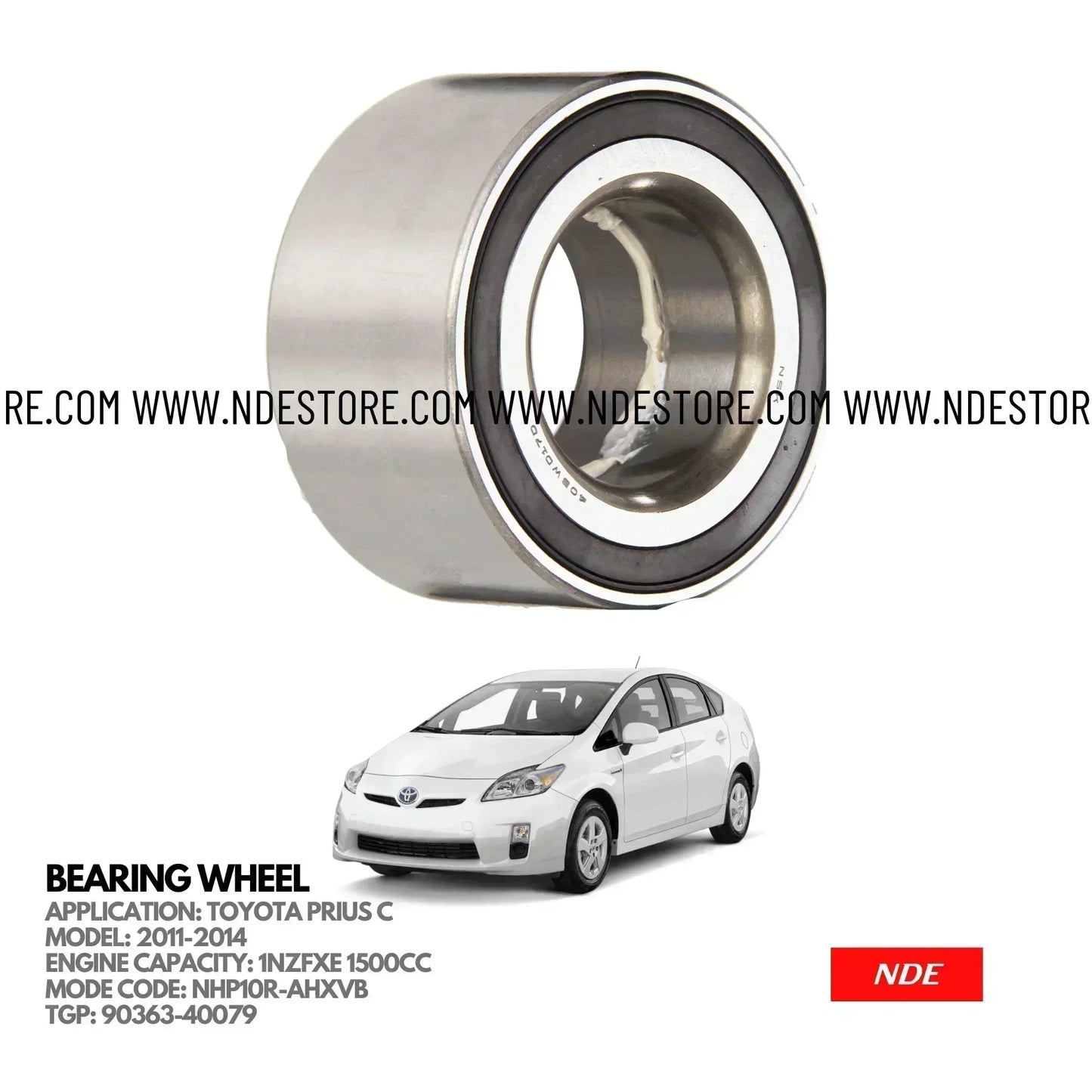 BEARING WHEEL FRONT FOR TOYOTA PRIUS C (2011-2014) - ndestore.com