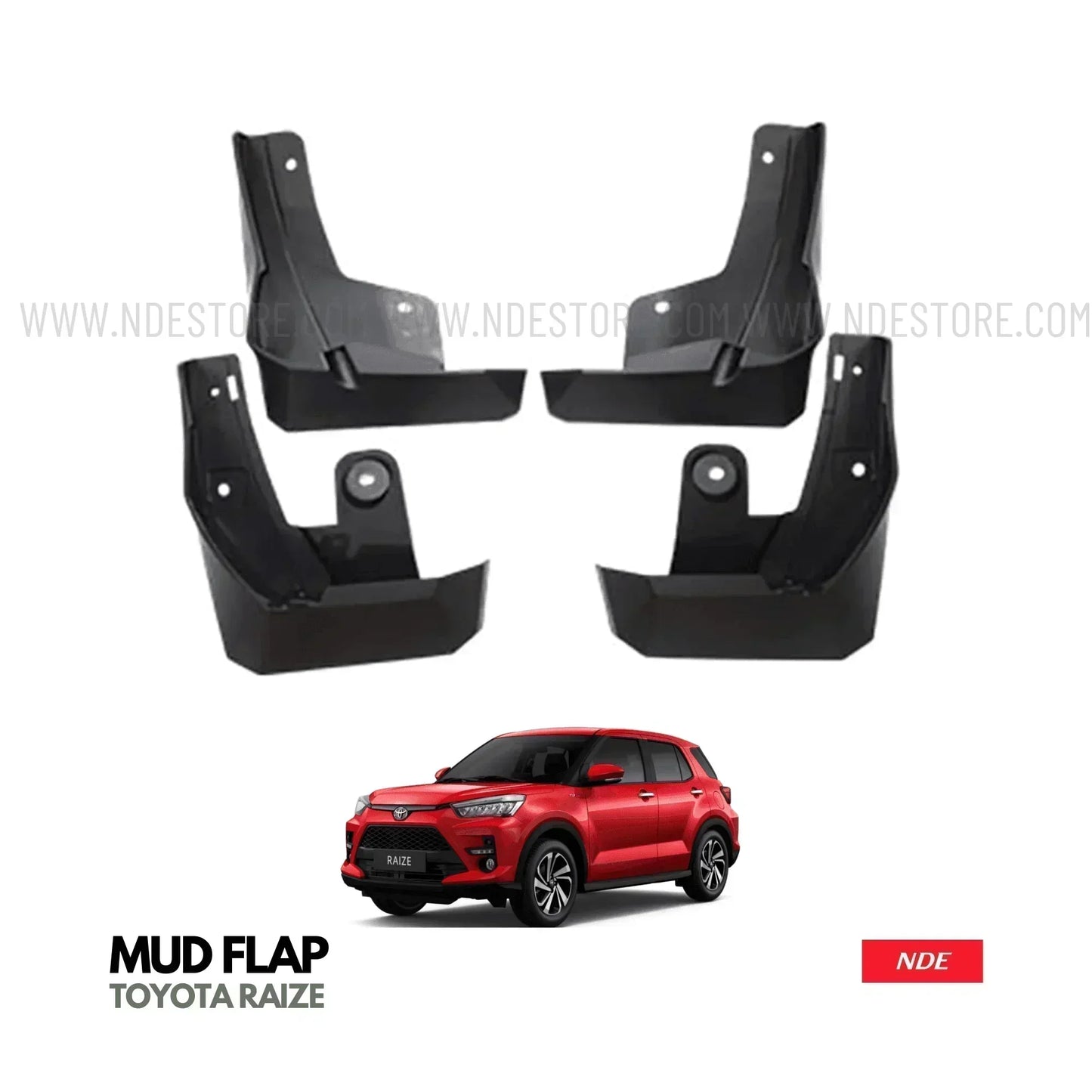 MUD FLAP SET FOR TOYOTA RAIZE - ndestore.com