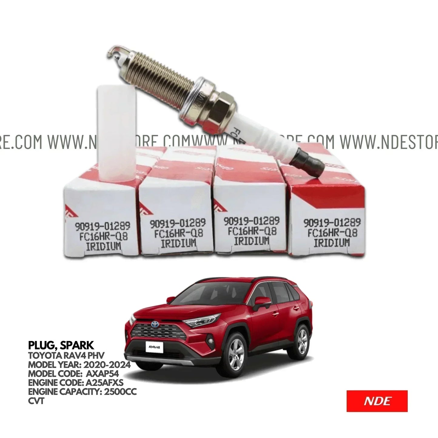 SPARK PLUG GENUINE FOR TOYOTA VITZ 1300CC (2014-2016) - ndestore.com