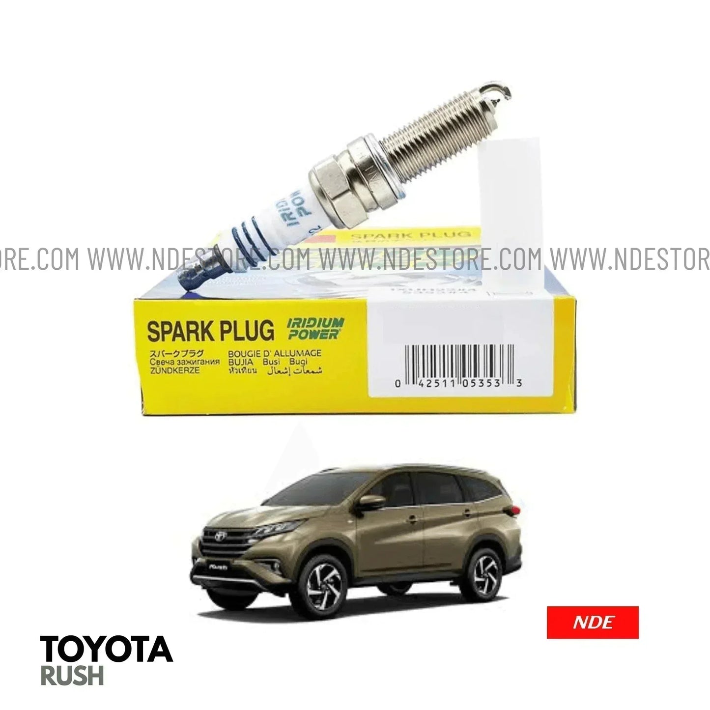 SPARK PLUG DENSO IRIDIUM FOR TOYOTA RUSH - ndestore.com