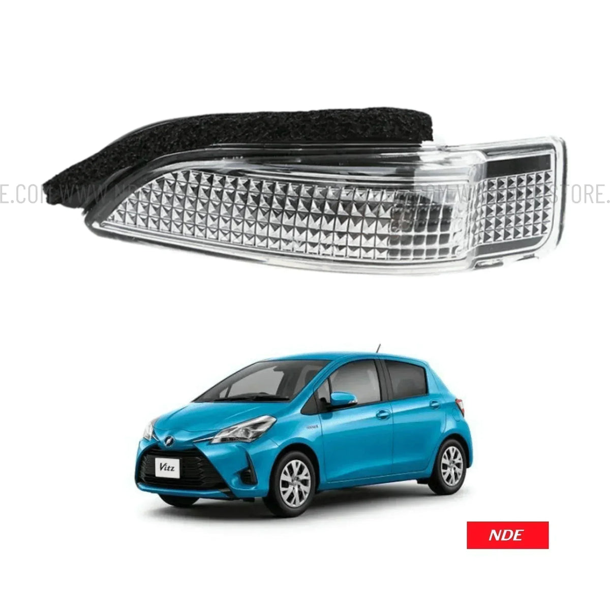 SIDE MIRROR, TURN SIGNAL LIGHT ASSY FOR TOYOTA VITZ - ndestore.com