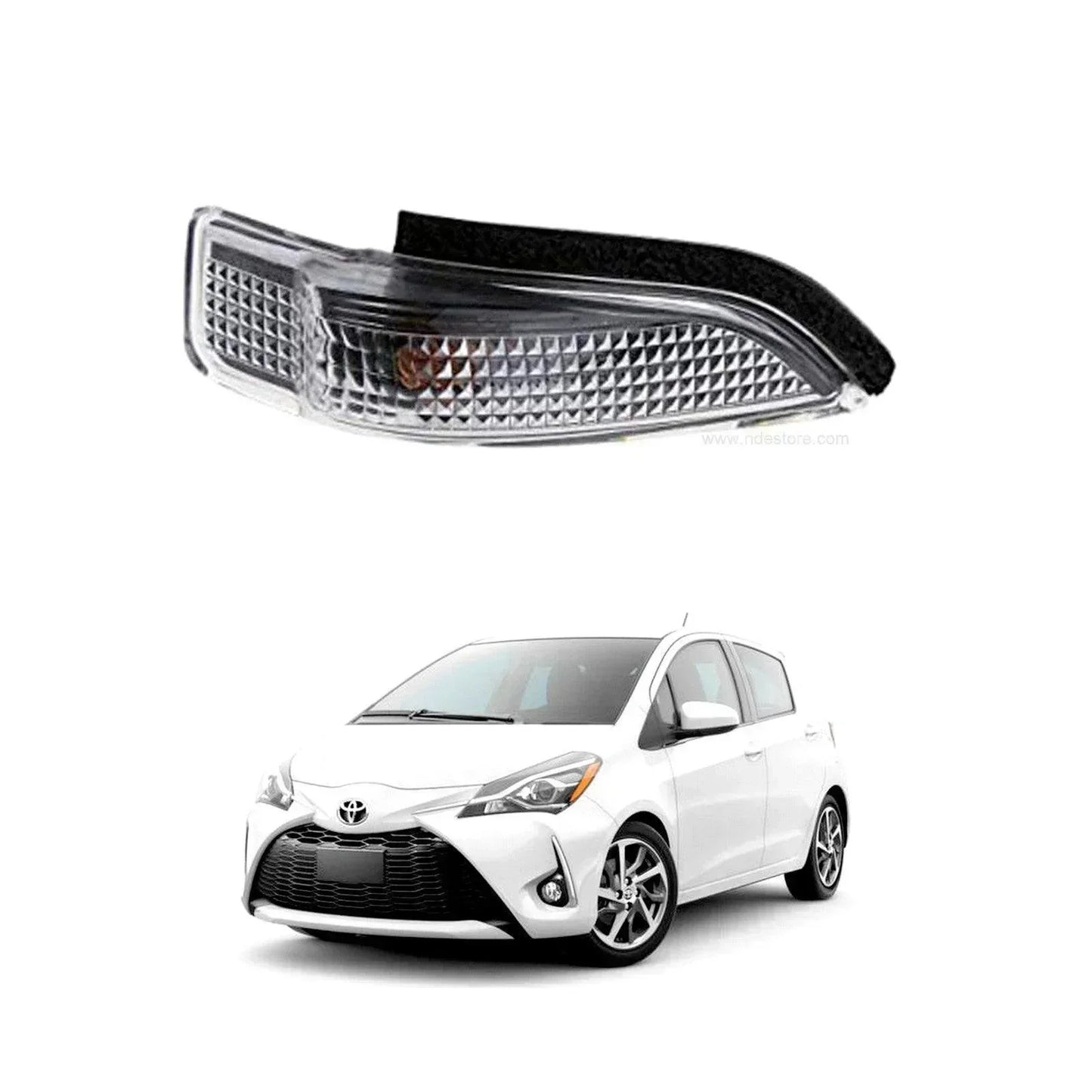 SIDE MIRROR, TURN SIGNAL LIGHT ASSY FOR TOYOTA VITZ - ndestore.com