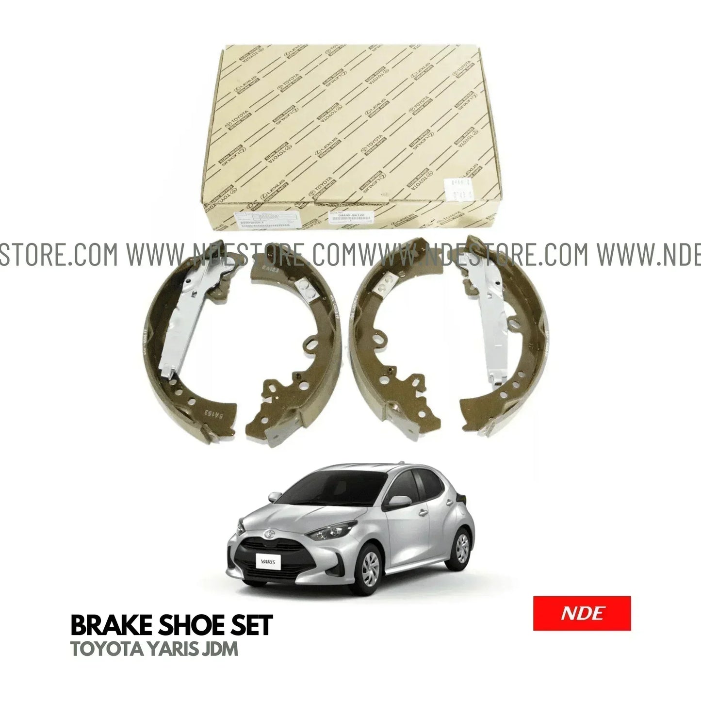 BRAKE SHOE KIT REAR GENUINE FOR TOYOTA YARIS JDM (2020-2025) - ndestore.com