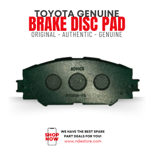 BRAKE DISC PAD SET FRONT GENUINE FOR TOYOTA YARIS JDM - KSP210 - ndestore.com