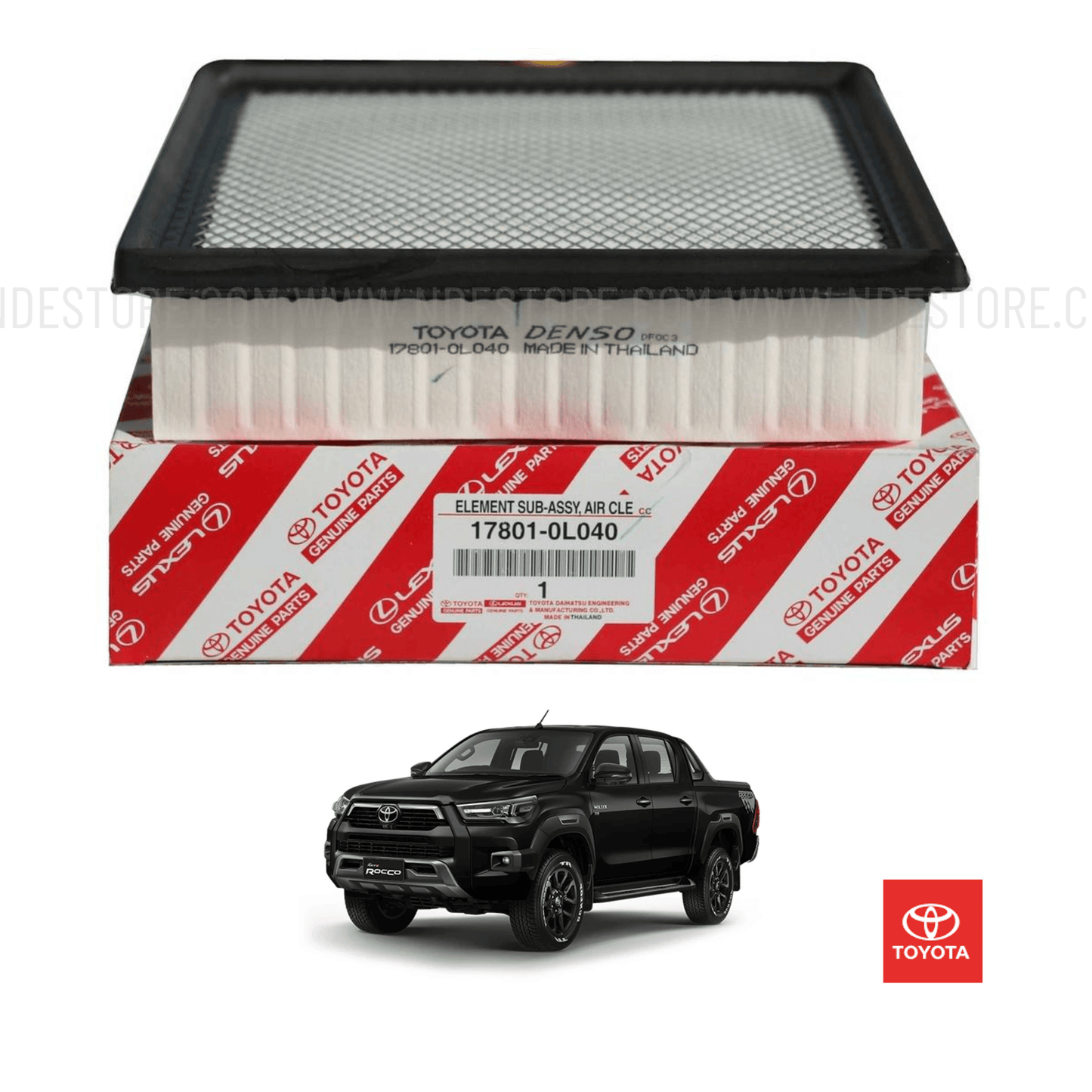 AIR FILTER ELEMENT GENUINE FOR TOYOTA ROCCO - ndestore.com