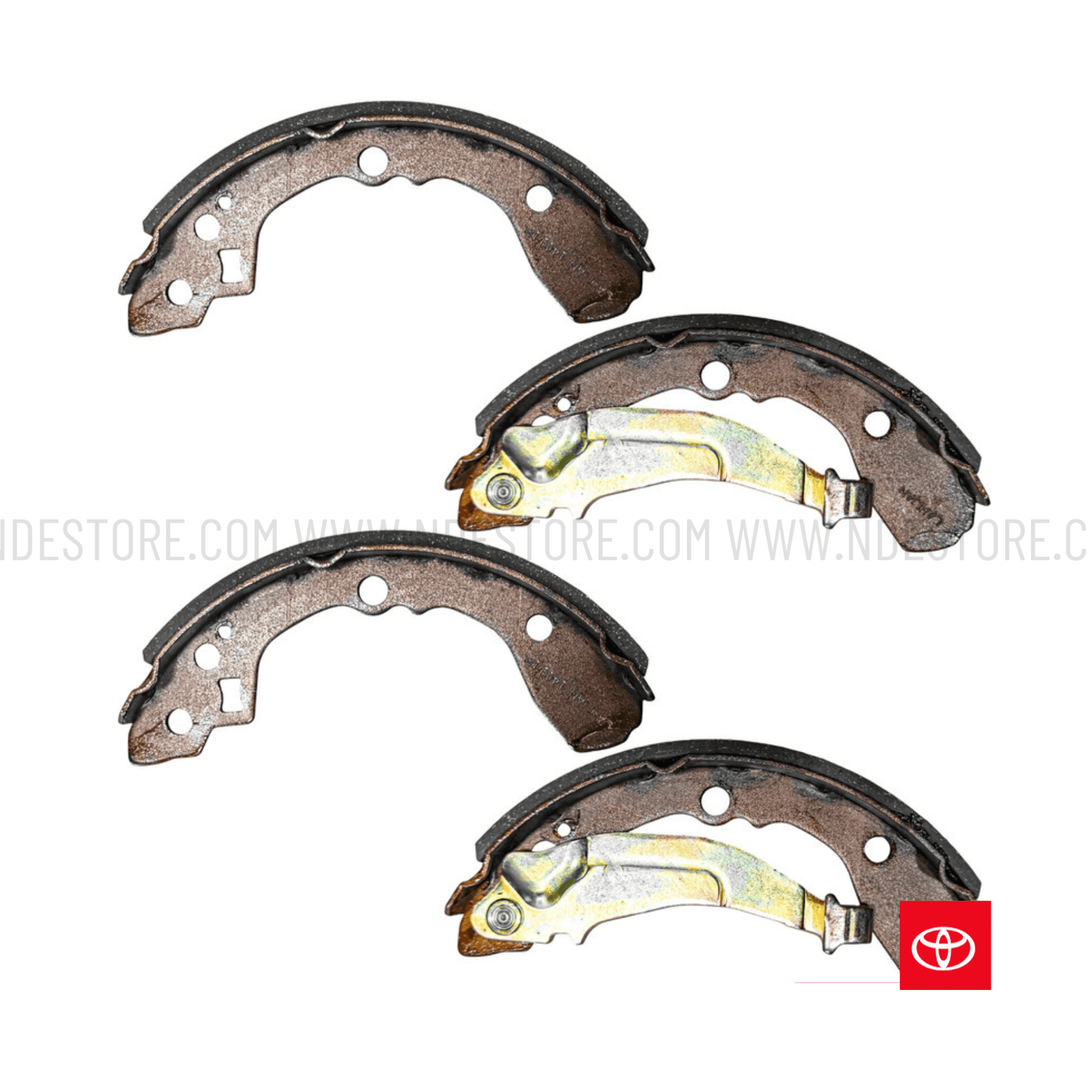 BRAKE SHOE KIT REAR GENUINE FOR TOYOTA VITZ - ndestore.com