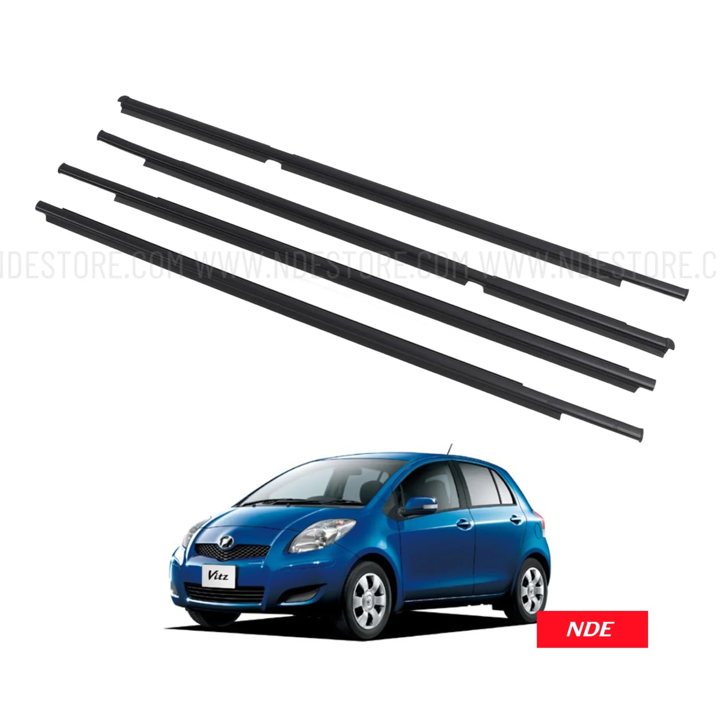 DOOR WEATHER STRIP SET FOR TOYOTA VITZ (2007-2009) - ndestore.com