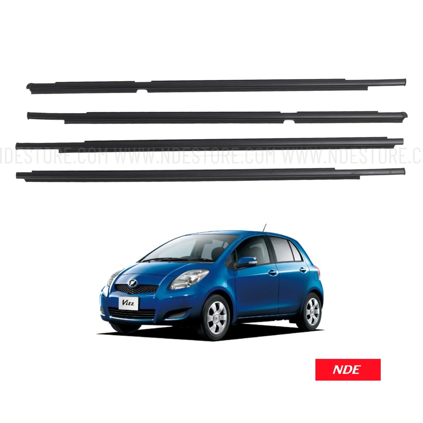 DOOR WEATHER STRIP SET FOR TOYOTA VITZ (2007-2009) - ndestore.com