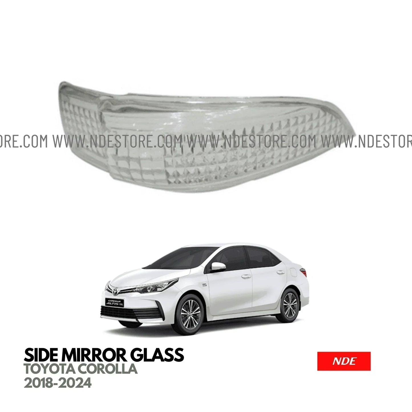 SIDE MIRROR LIGHT LENS COVER FOR TOYOTA COROLLA - ndestore.com