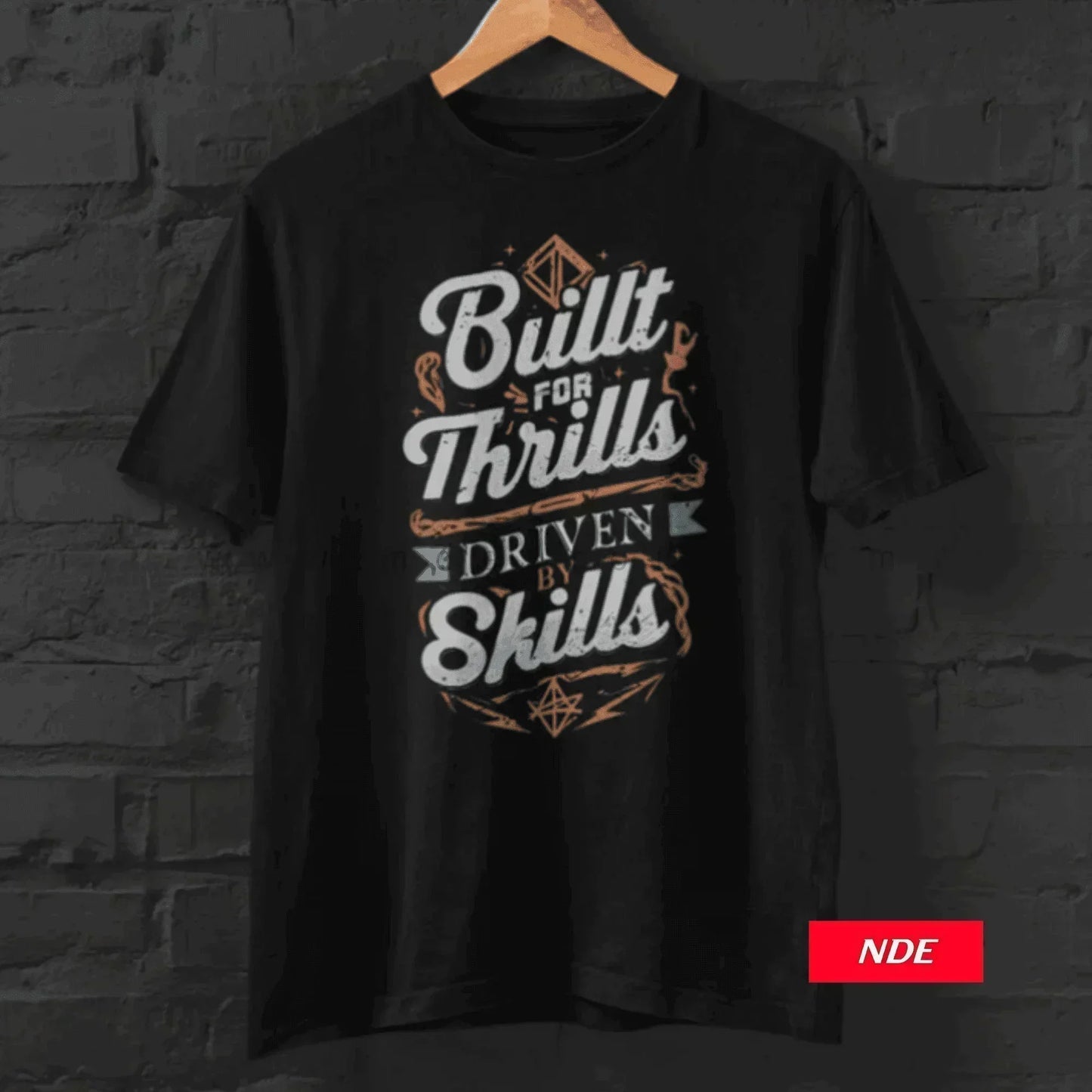 T-SHIRT BUILT FOR THRILLS - ndestore.com