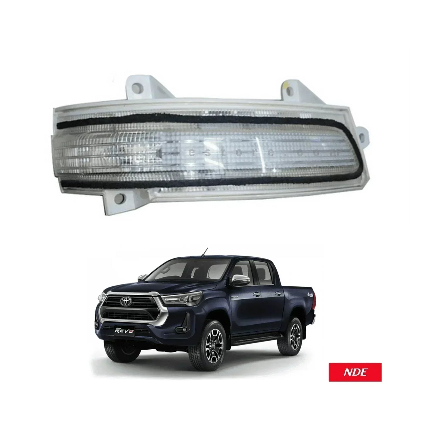 SIDE MIRROR, TURN SIGNAL LIGHT ASSY FOR TOYOTA HILUX REVO (2016-2021) - ndestore.com