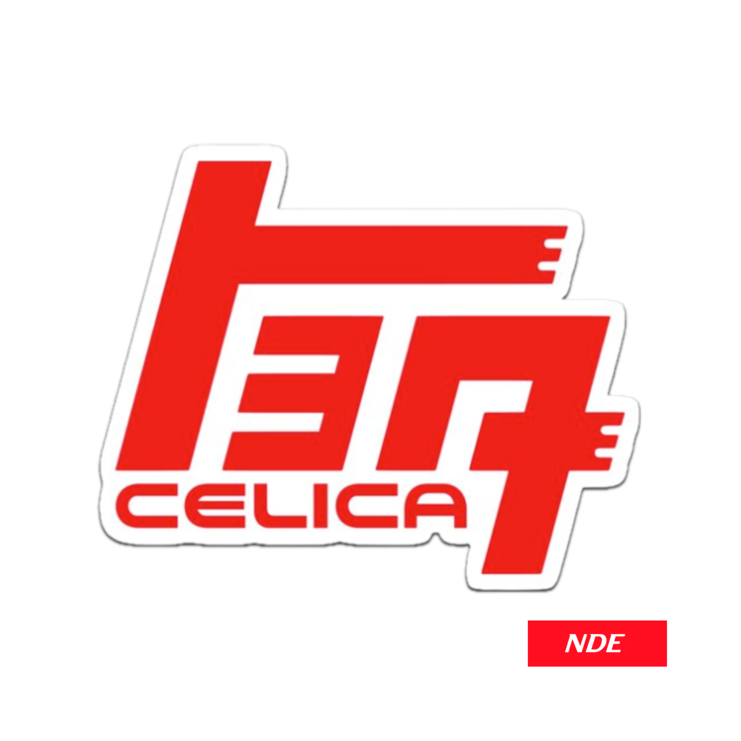 STICKER DECAL TEQ TOYOTA CELICA