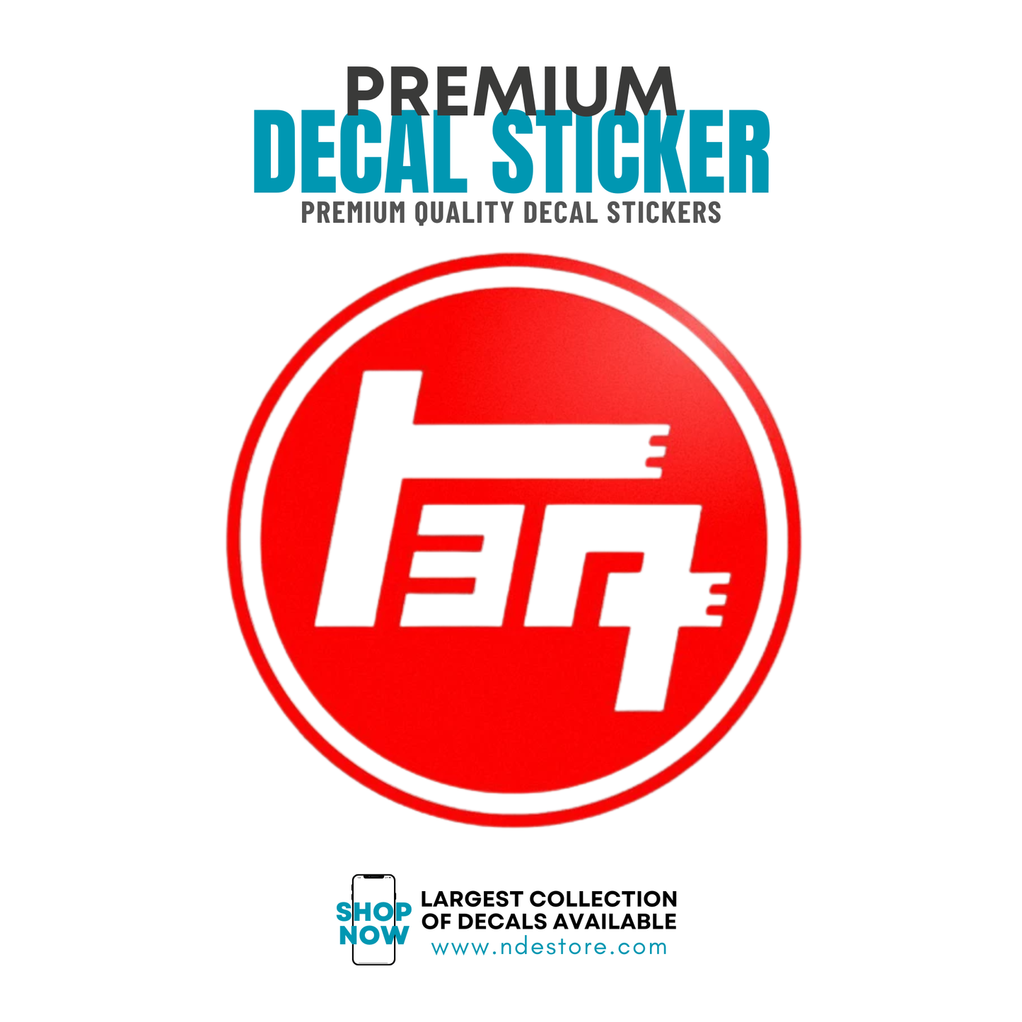 STICKER DECAL TEQ TOYOTA JAPAN