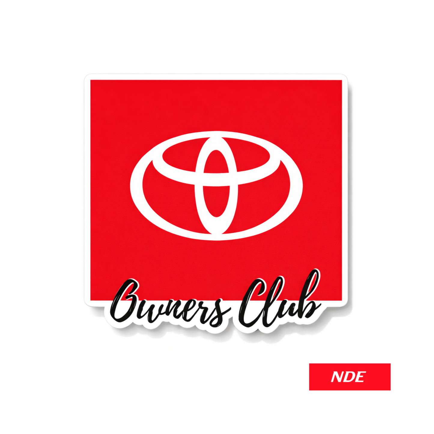 STICKER DECAL TOYOTA OWNER CLUB