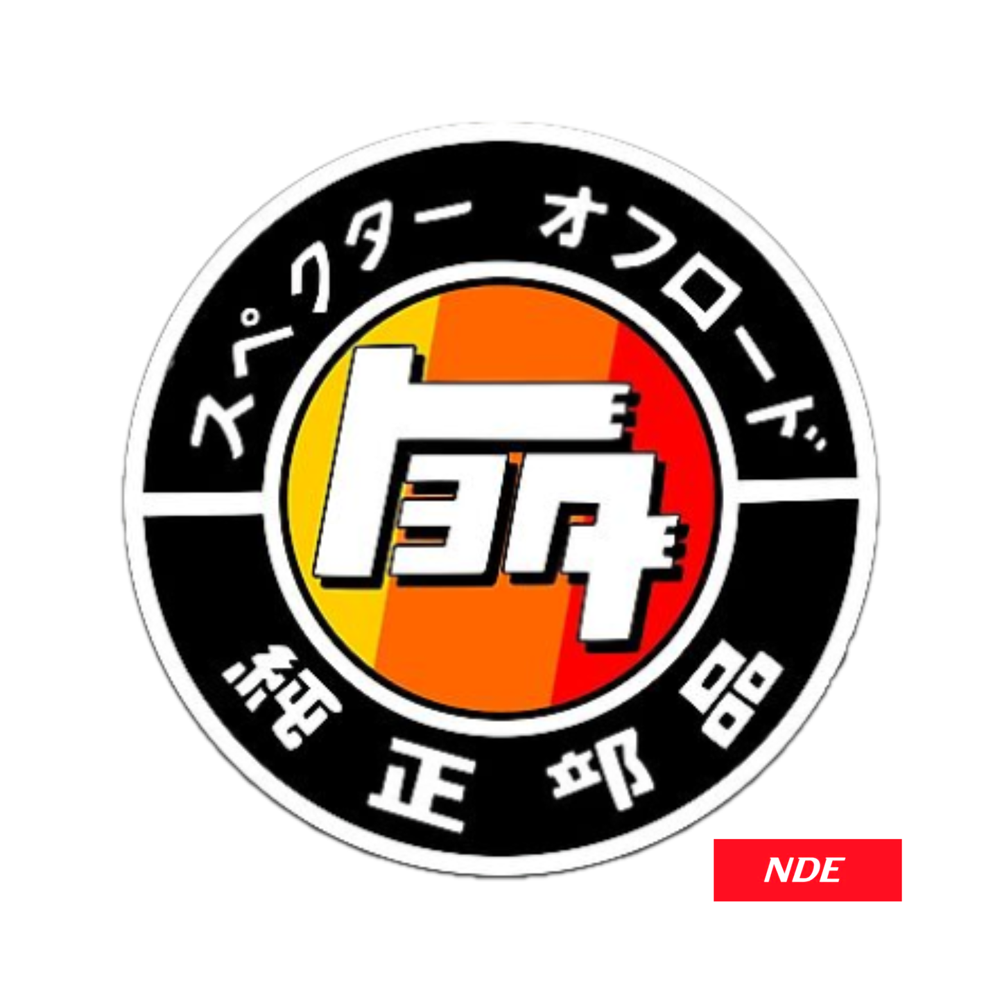 STICKER DECAL TEQ TOYOTA GENUINE PARTS