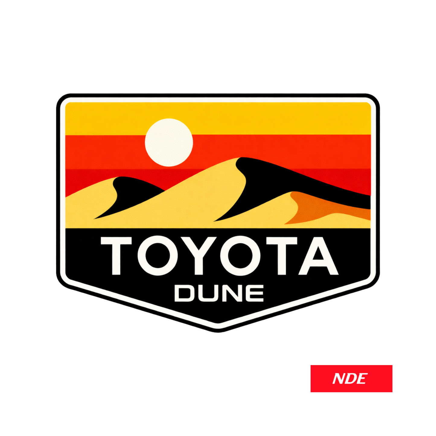 STICKER DECAL TEQ TOYOTA DUNE