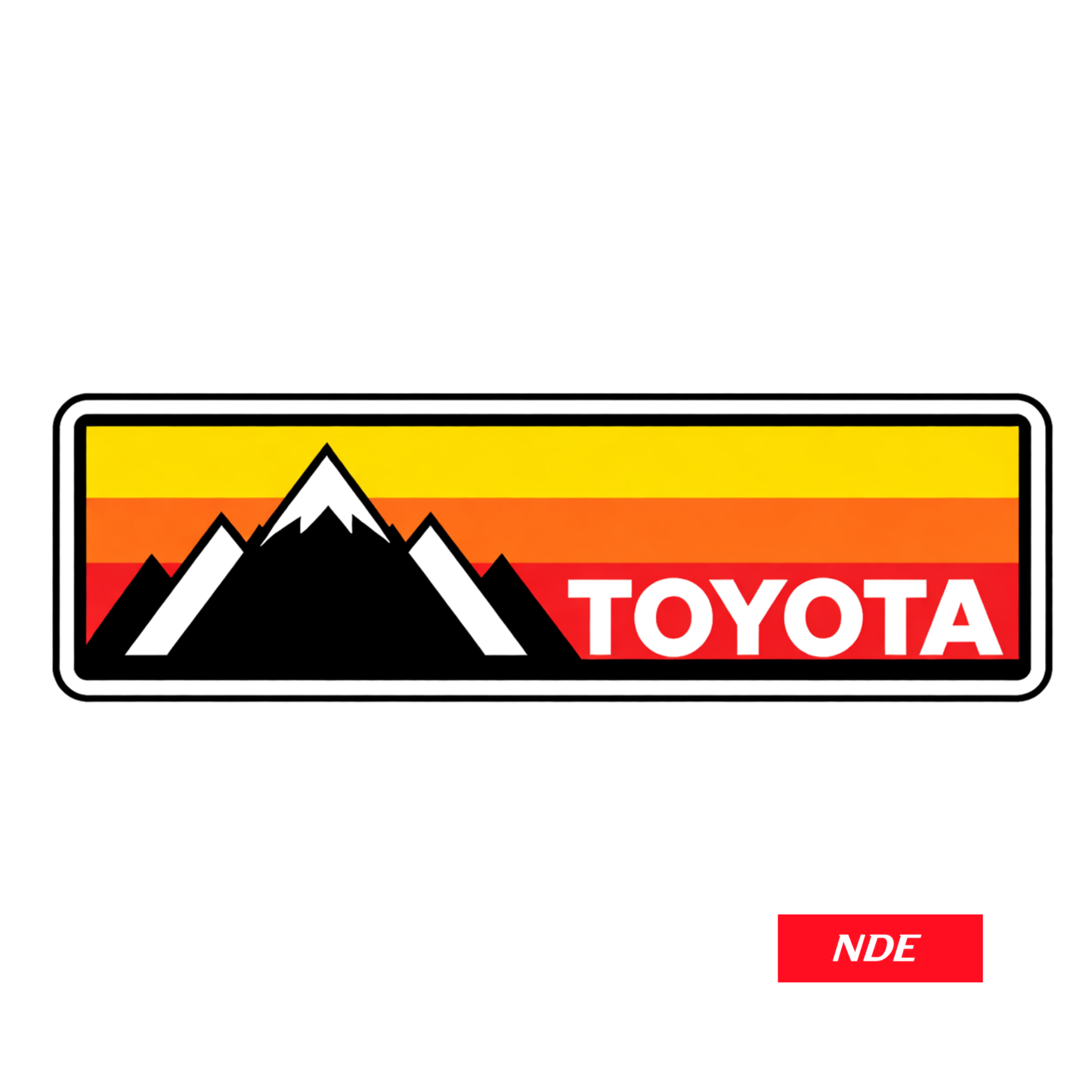 STICKER DECAL TEQ SERIES TOYOTA