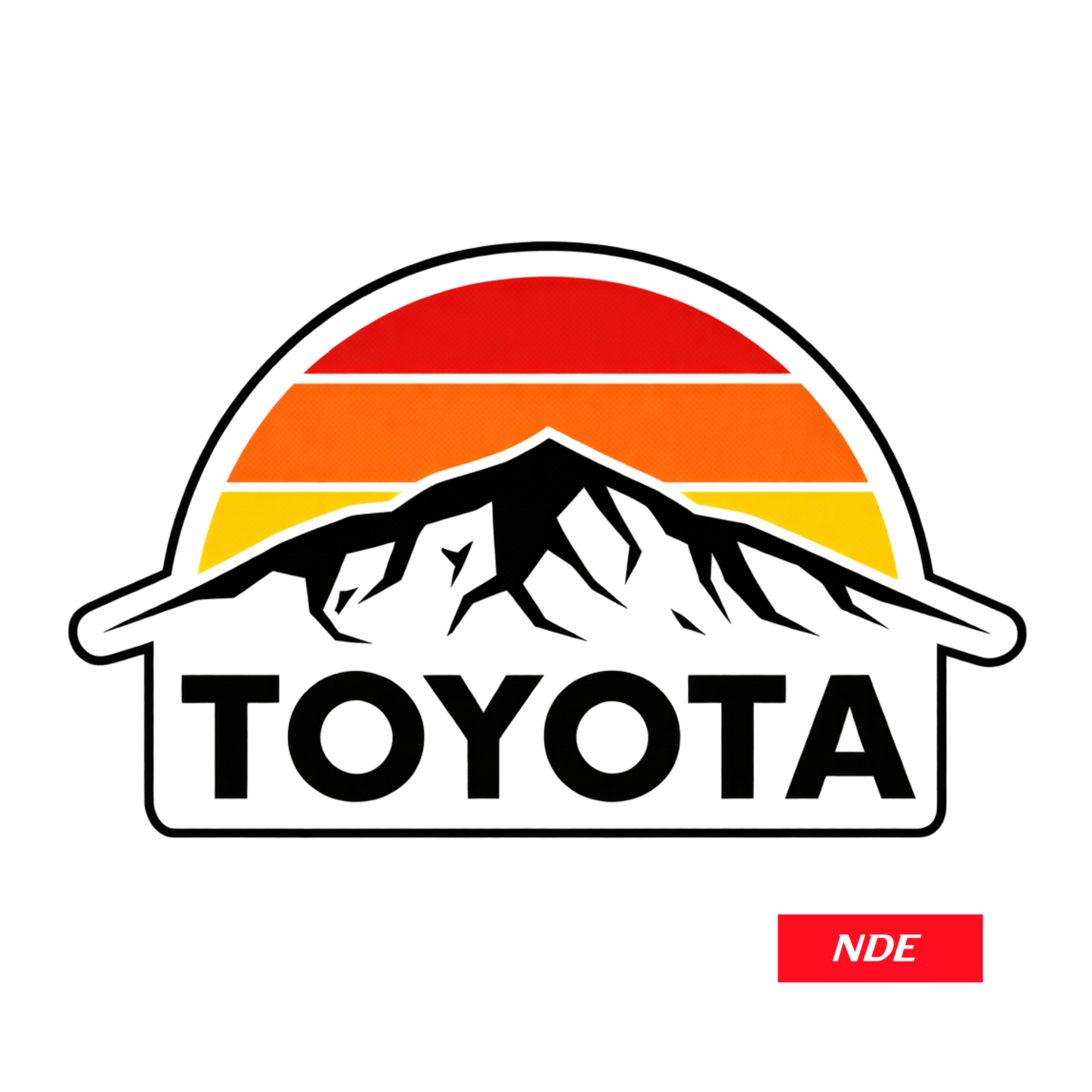 STICKER DECAL TEQ SERIES TOYOTA
