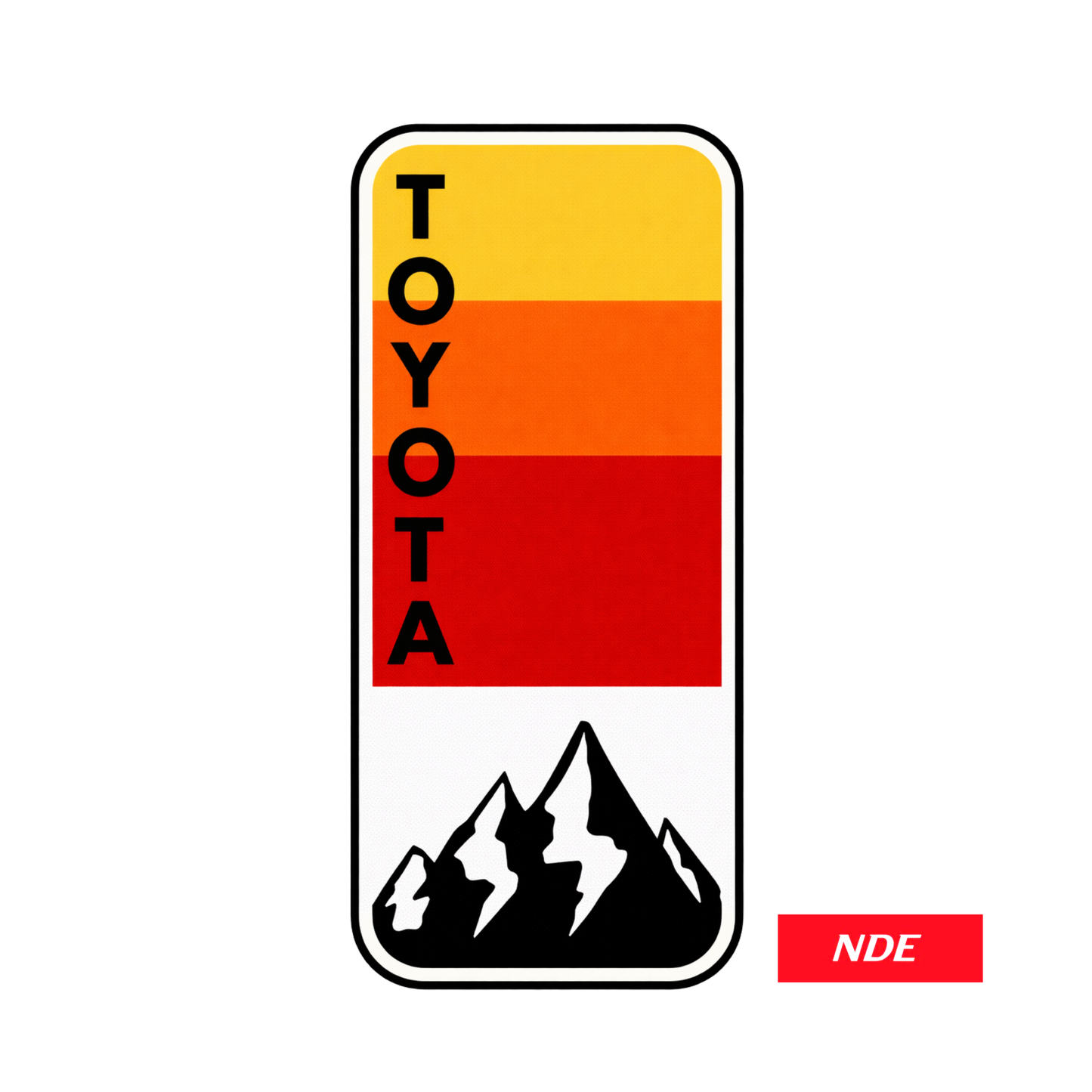 STICKER DECAL TEQ SERIES TOYOTA