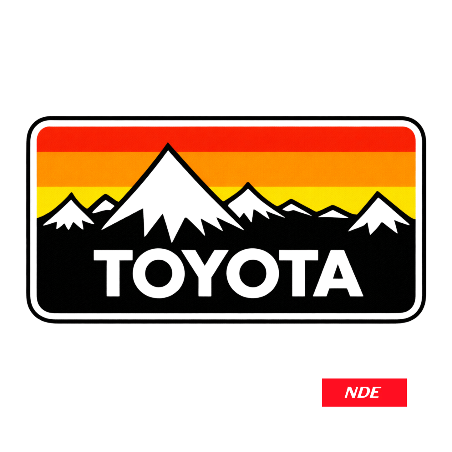STICKER DECAL TEQ SERIES TOYOTA CLASSIC
