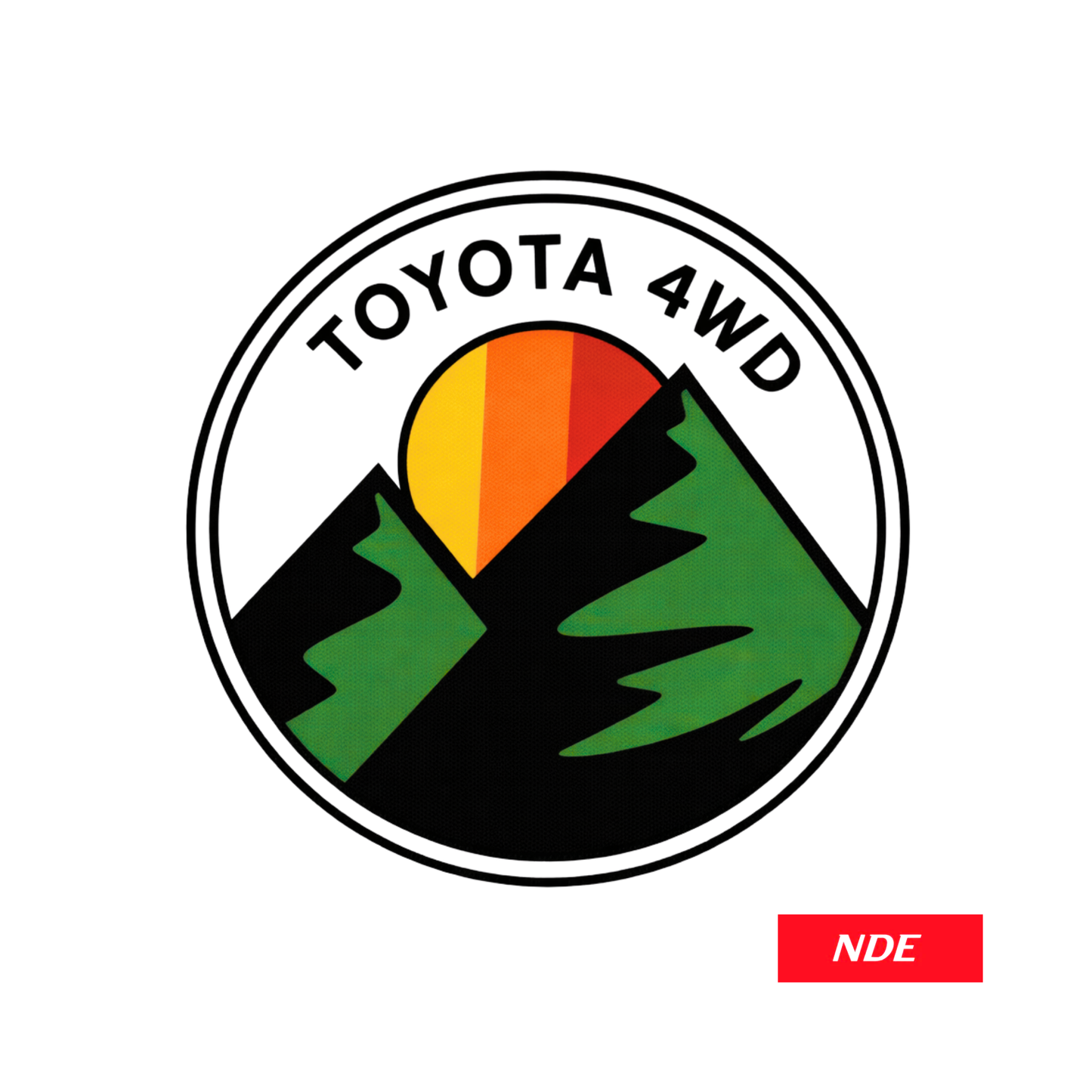 STICKER DECAL TEQ SERIES TOYOTA 4WD