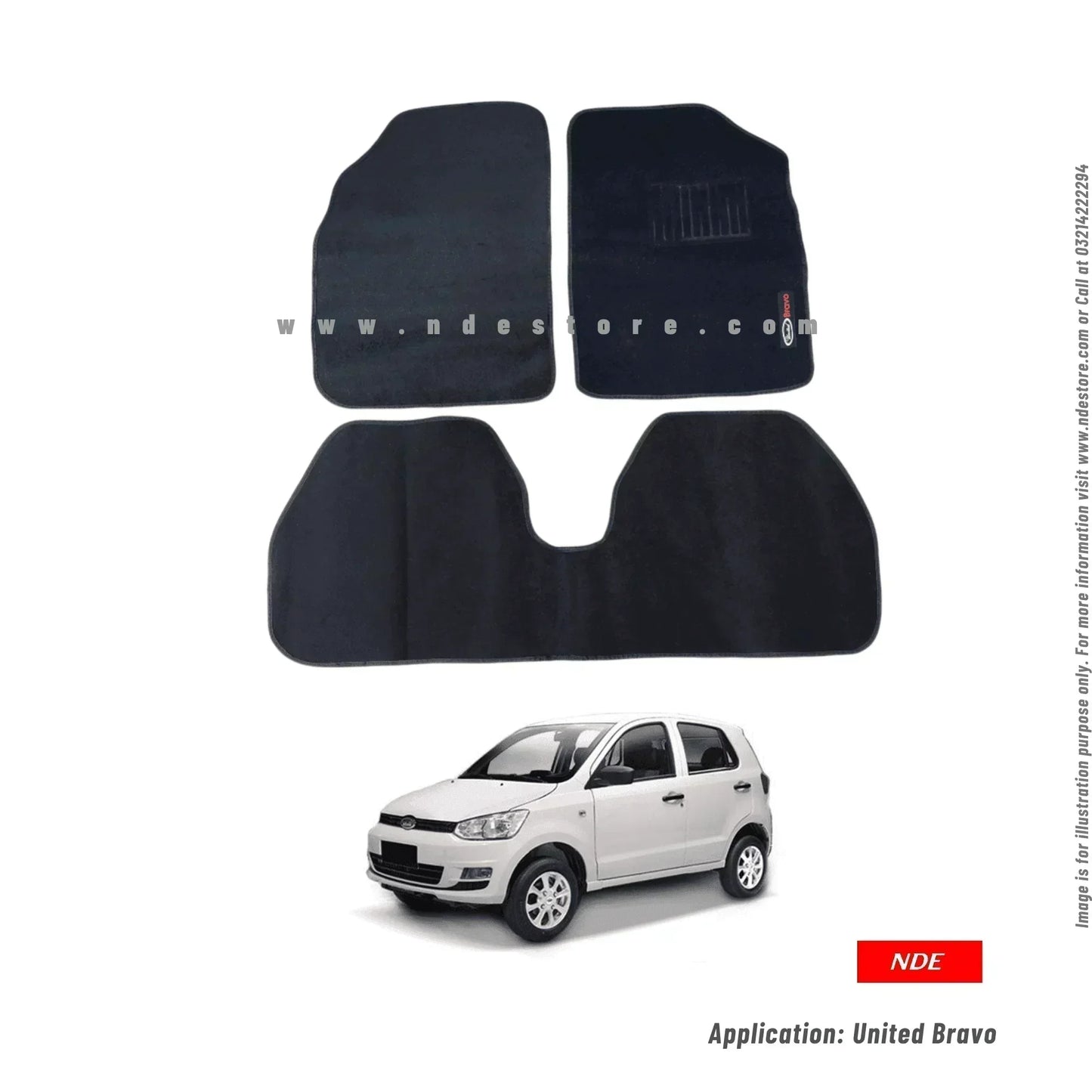 FLOOR MAT CARPET FOR UNITED BRAVO - ndestore.com