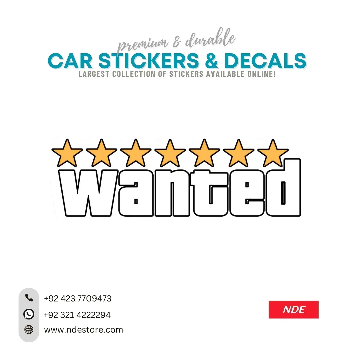 STICKER WANTED - ndestore.com