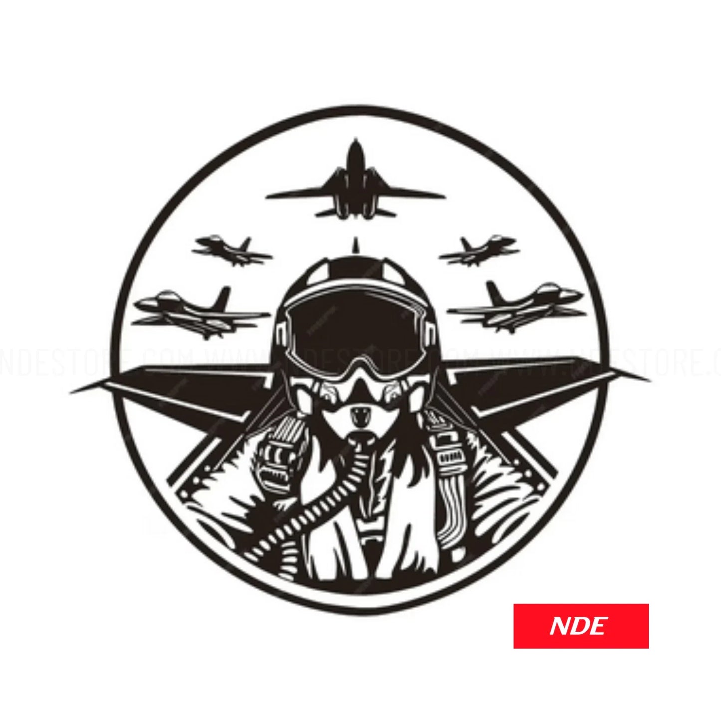 STICKER DECAL JET FIGHTER