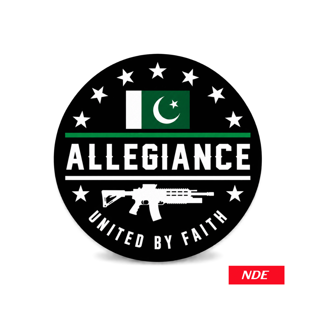 STICKER DECAL ALLEGIANCE PAKISTAN