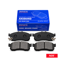 BRAKE DISC PAD SET FRONT AKEBONO FOR HONDA N WGN