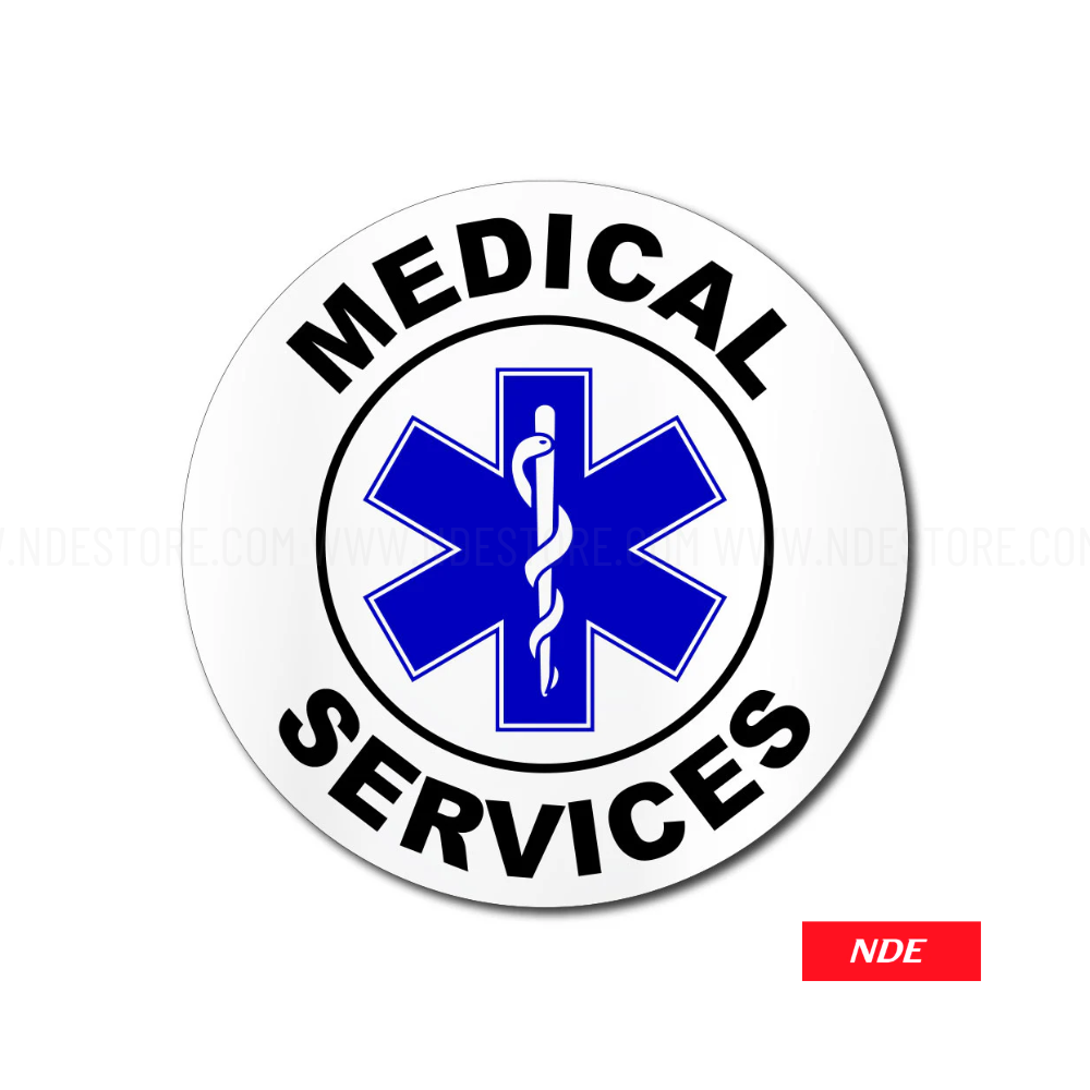 STICKER DECAL ARMY MEDICAL SERVICES
