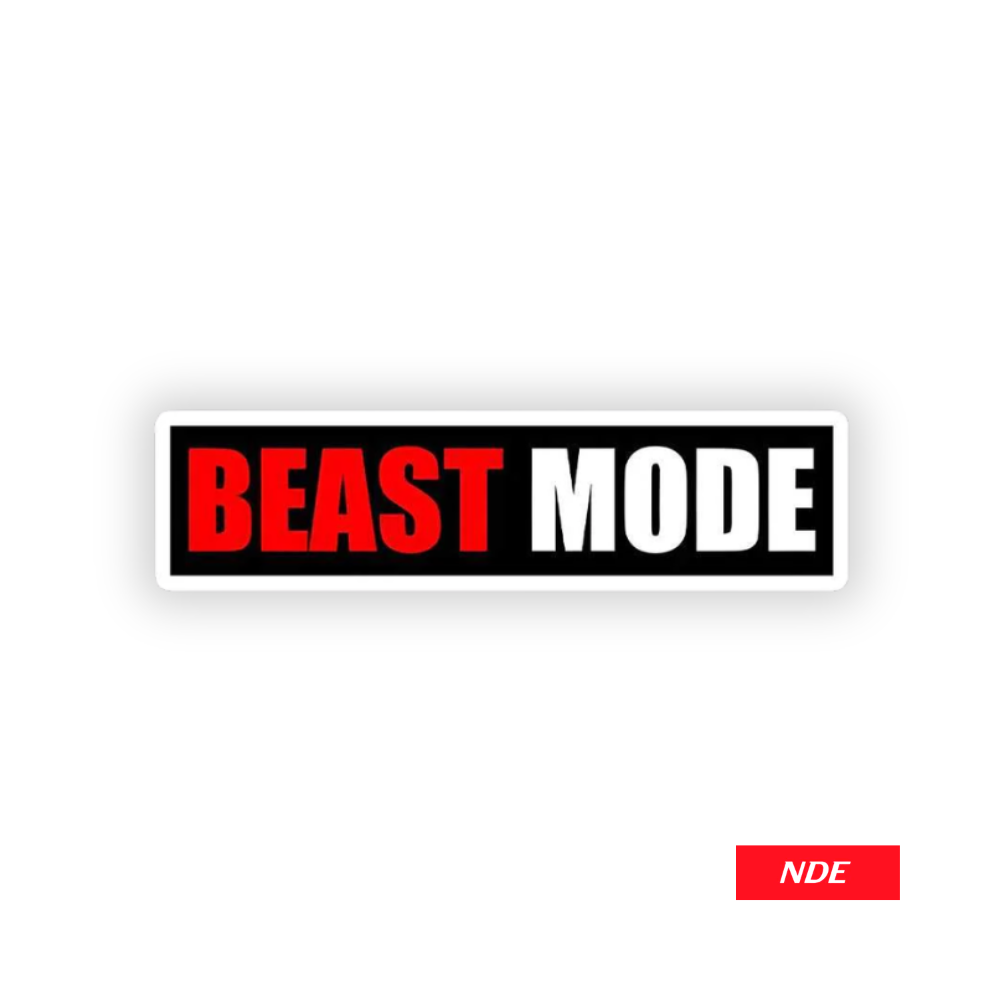 STICKER DECAL BEAST MODE