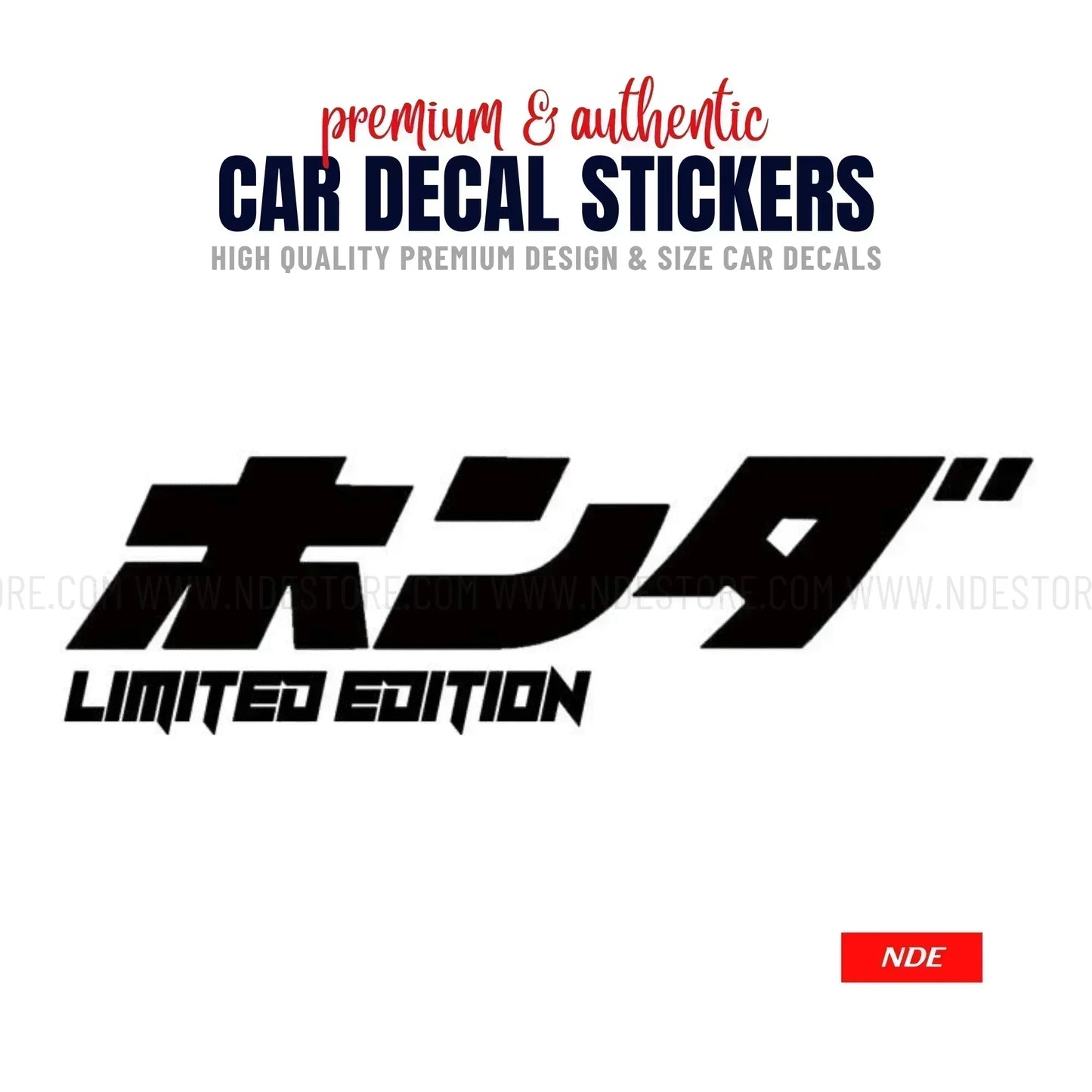 STICKER LIMITED EDITION - ndestore.com