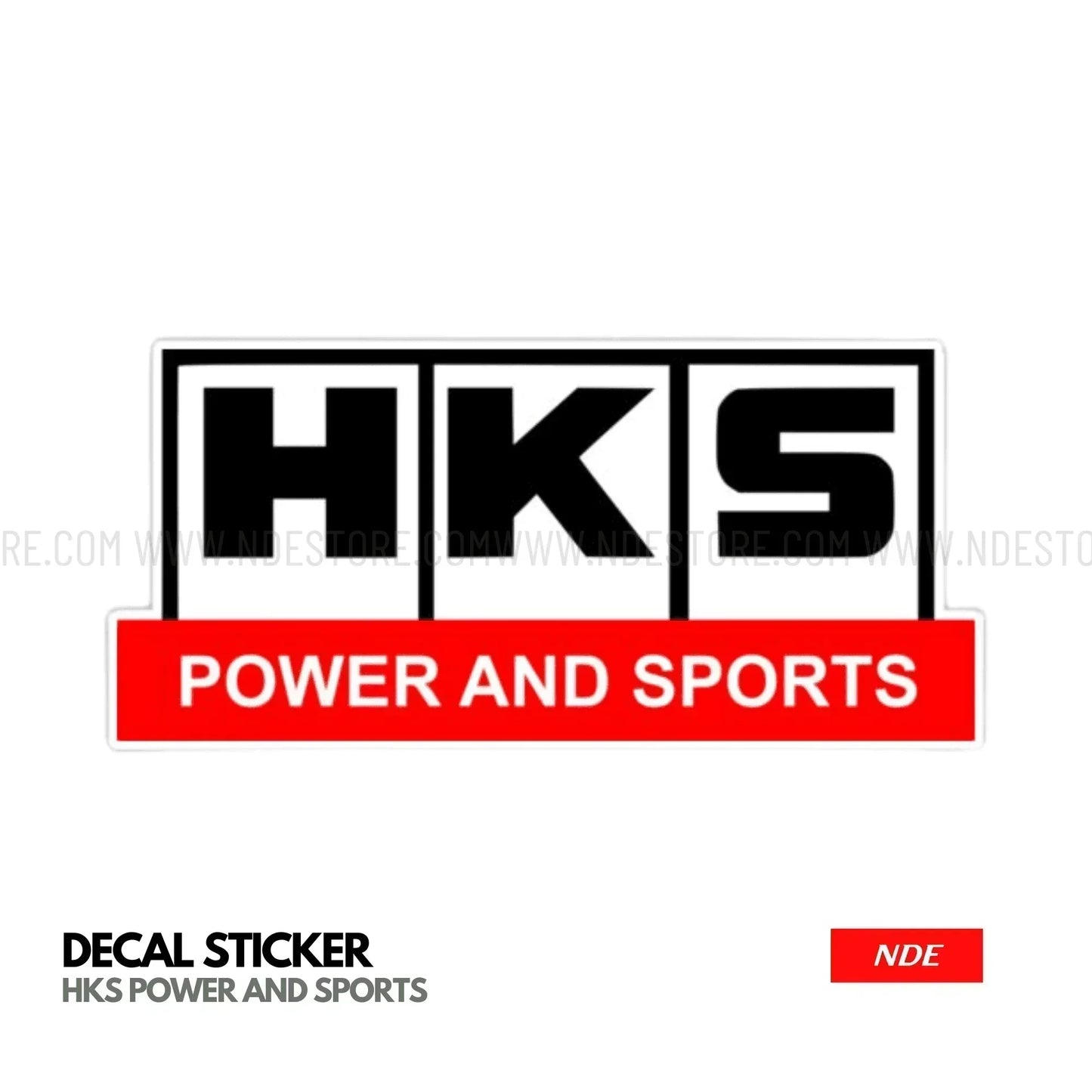 STICKER HKS POWER AND SPORTS (D247) - ndestore.com