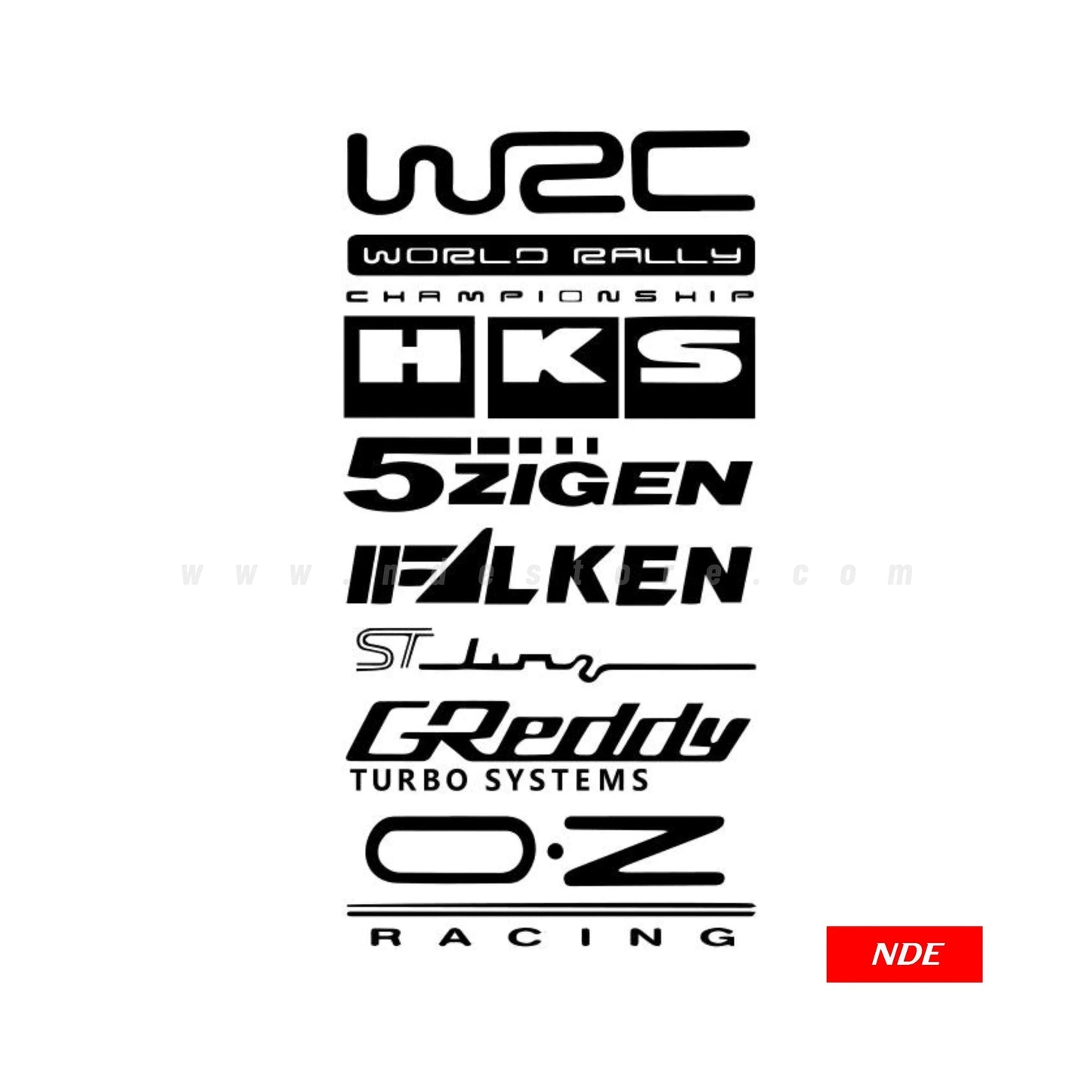 STICKER, WRC HKS GREDDY - ndestore.com