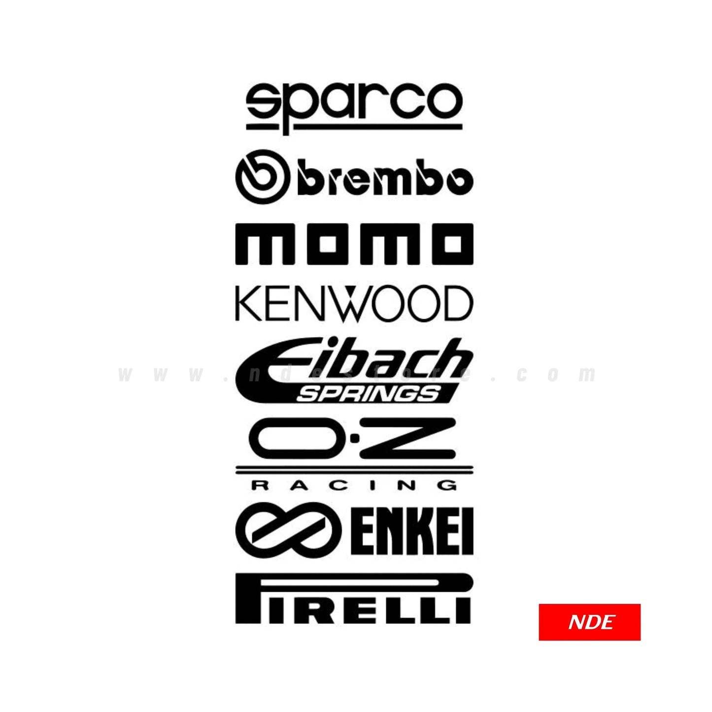 STICKER, BOREMBO SPARCO MOMO - ndestore.com