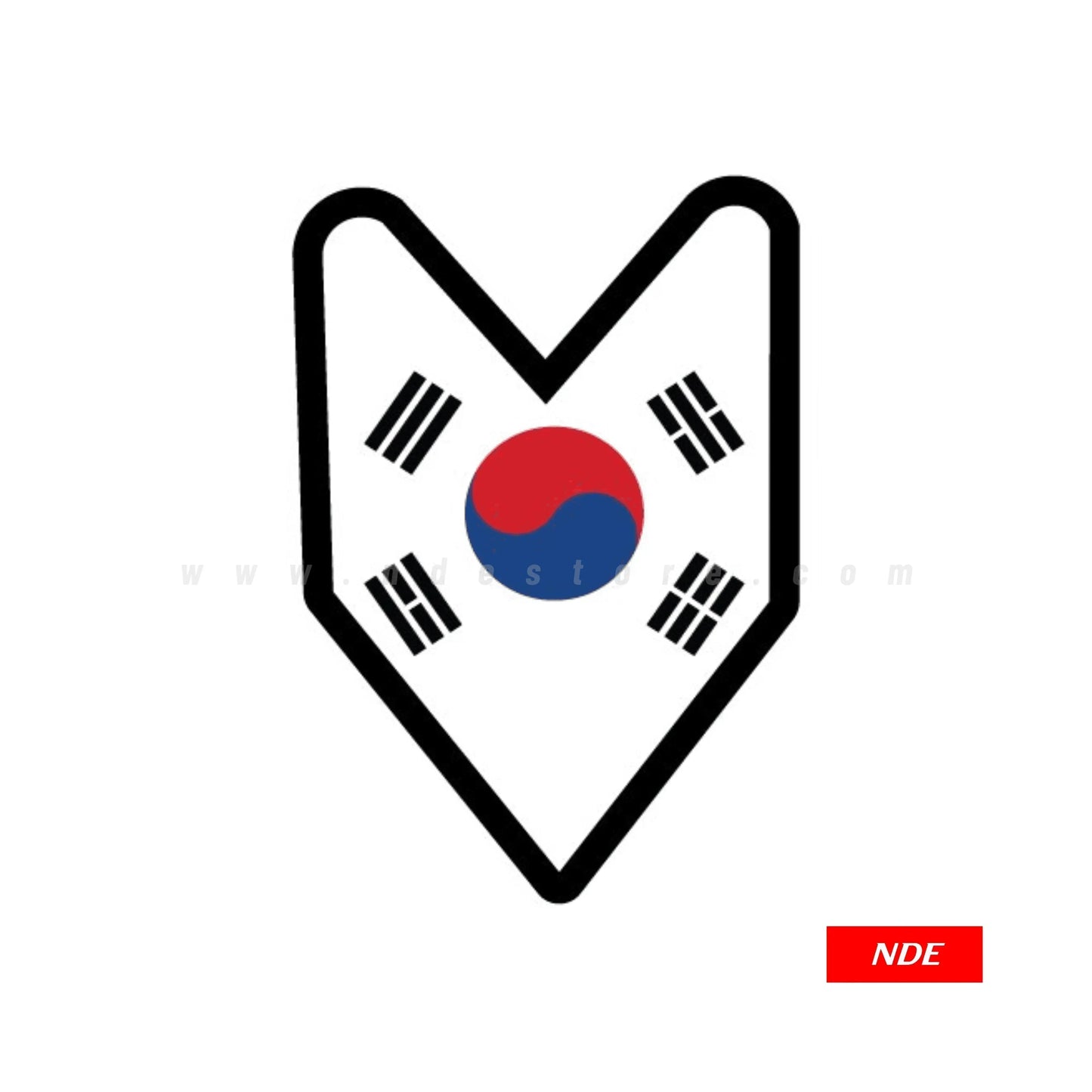 STICKER, KOREA JDM LOGO (SKU:99673) - ndestore.com